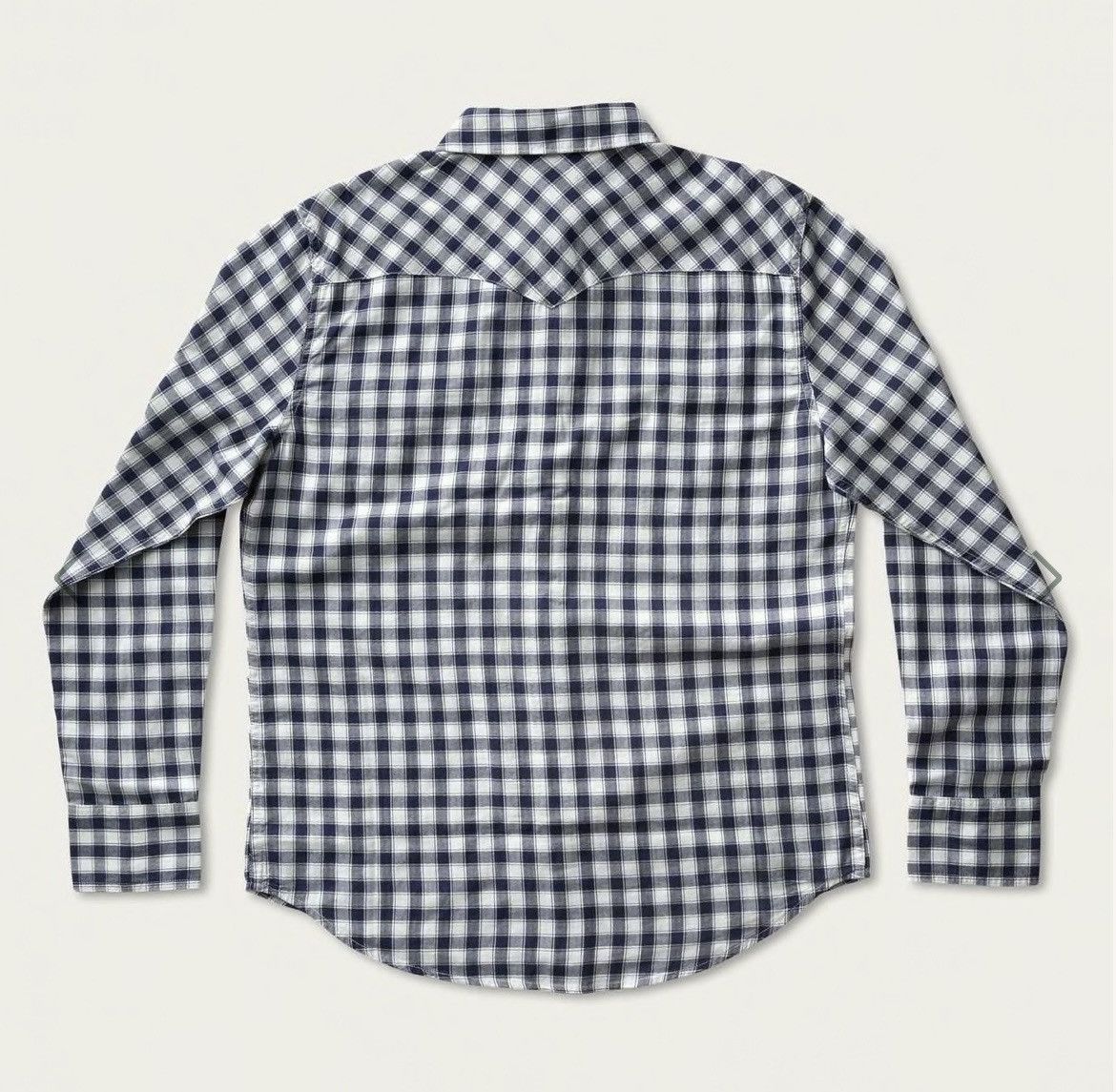 Other Tecovas Brushed Cotton Pearl Snap (Navy Gingham) BRAND NEW Size US S / EU 44-46 / 1 - 2 Thumbnail