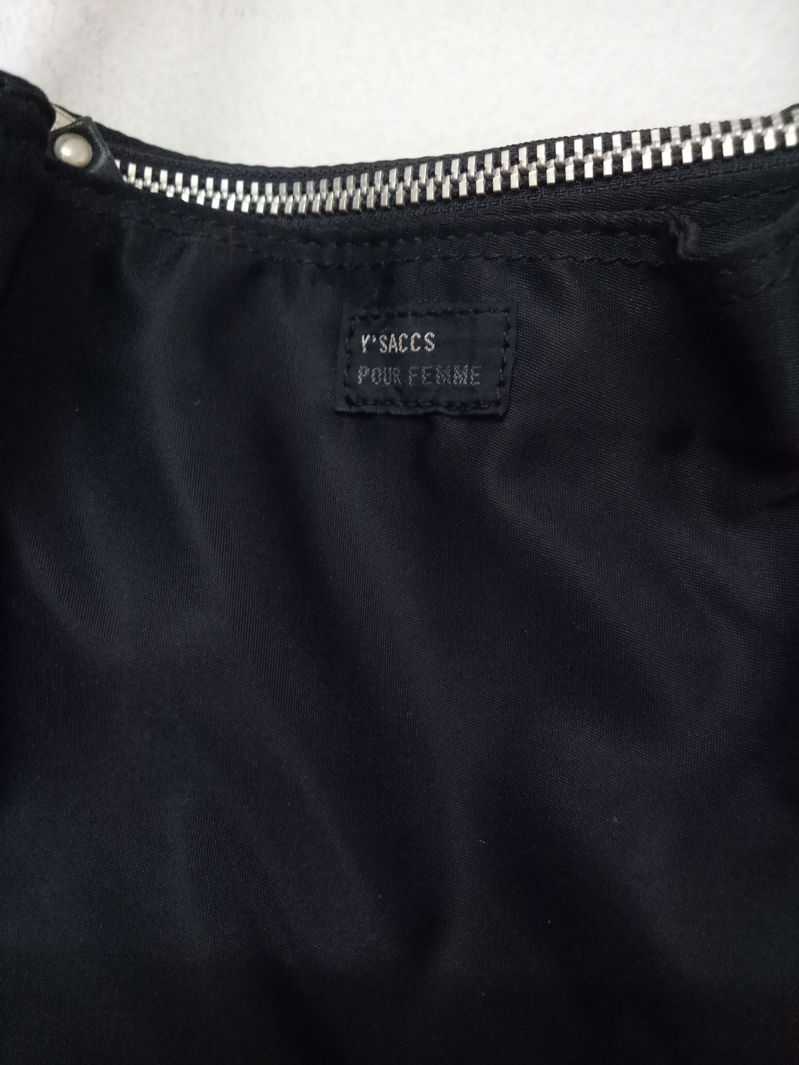 Yohji Yamamoto vtg Yohjj Yamamoto Y'saccs Nylon leather trim mini tote tag Size ONE SIZE - 5 Thumbnail