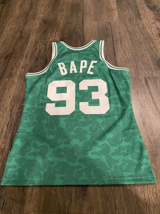 Bape Bape x Mitchell & Ness Celtics Swingman Jersey | Grailed