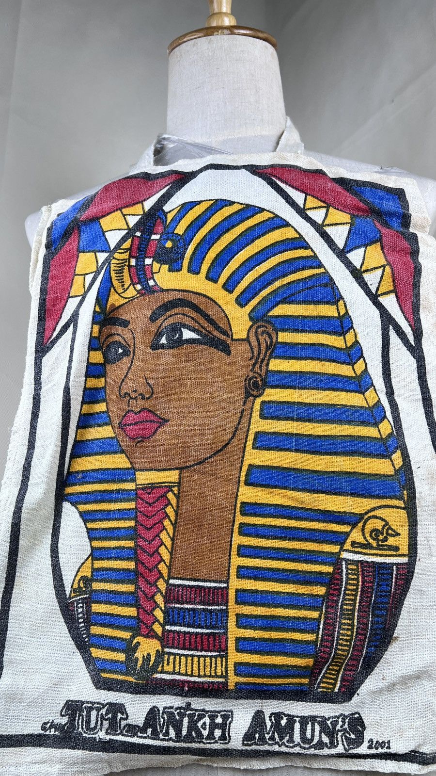 Vintage Vintage TUT.ANKH AMUNS Full Print Canvas Totebag Size ONE SIZE - 3 Thumbnail