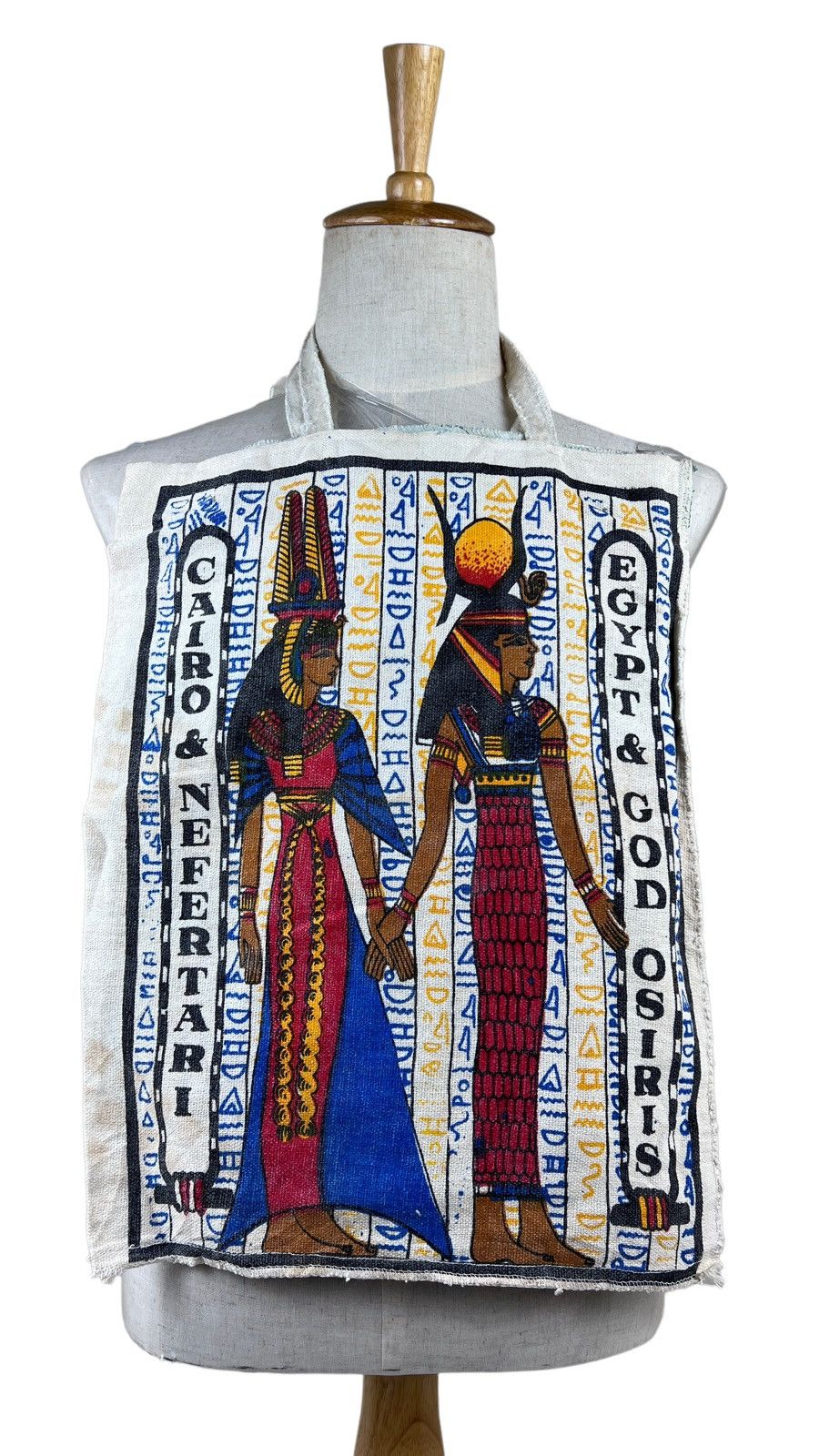 Vintage Vintage TUT.ANKH AMUNS Full Print Canvas Totebag Size ONE SIZE - 2 Thumbnail