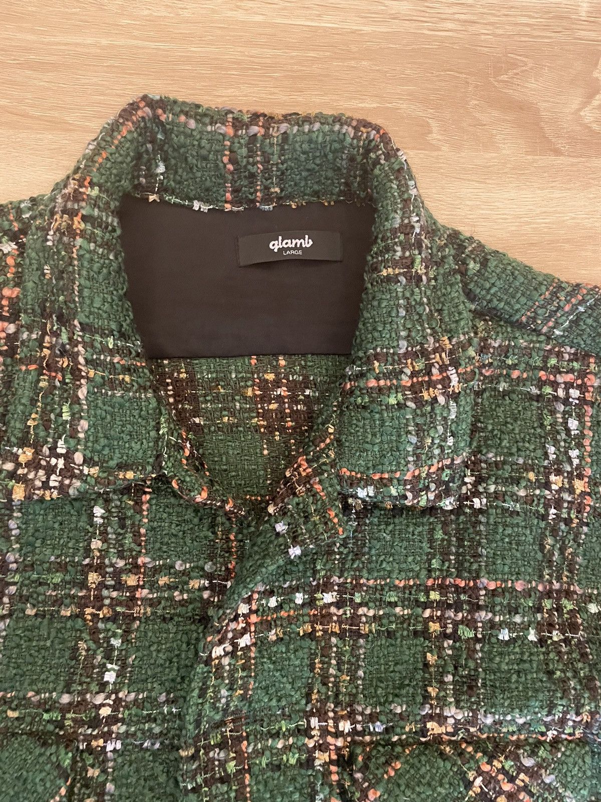 Japanese Brand Tweed shirt jacket Size US L / EU 52-54 / 3 - 4 Thumbnail