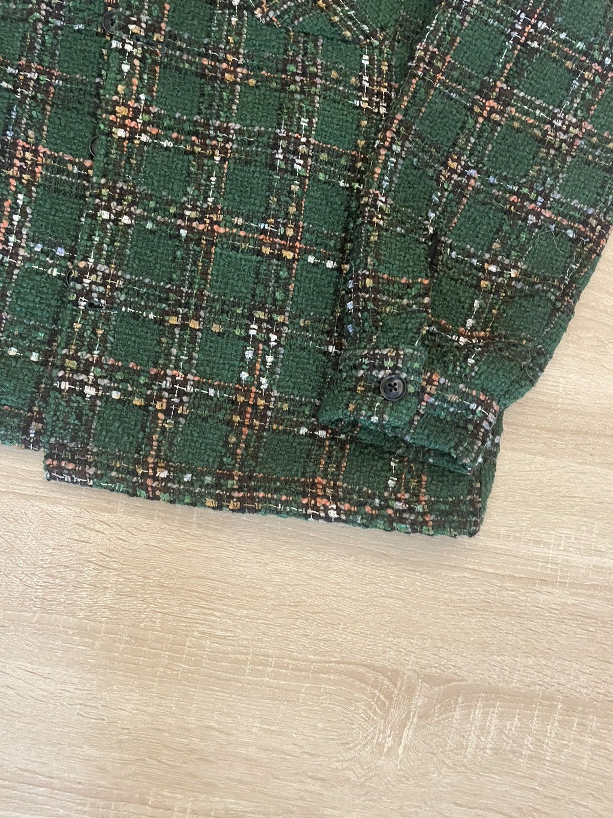 Japanese Brand Tweed shirt jacket Size US L / EU 52-54 / 3 - 2 Thumbnail