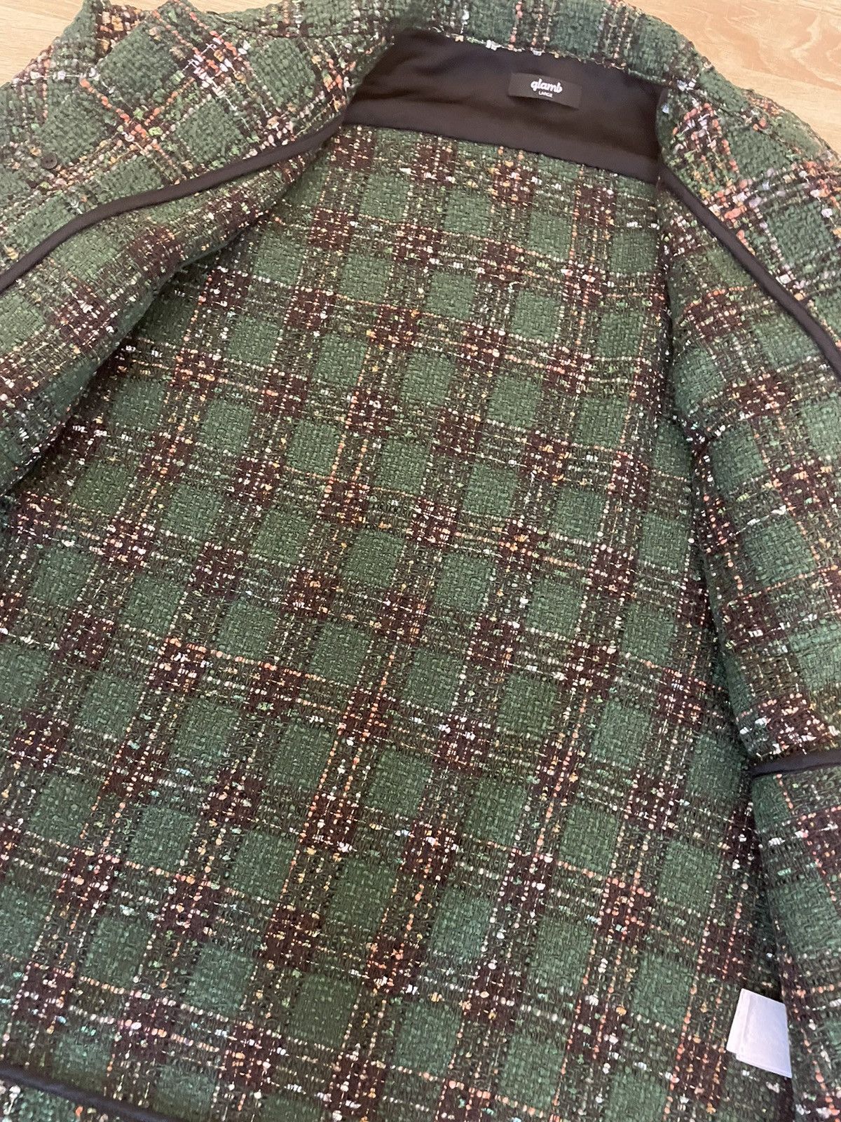 Japanese Brand Tweed shirt jacket Size US L / EU 52-54 / 3 - 5 Thumbnail
