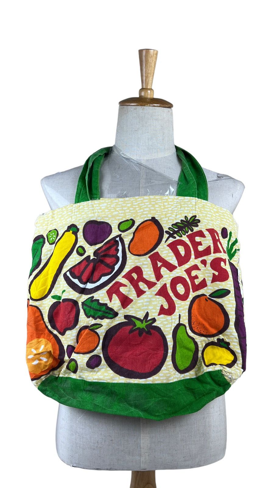 Vintage Traders Joe All Over Print Shoulder / Totebag