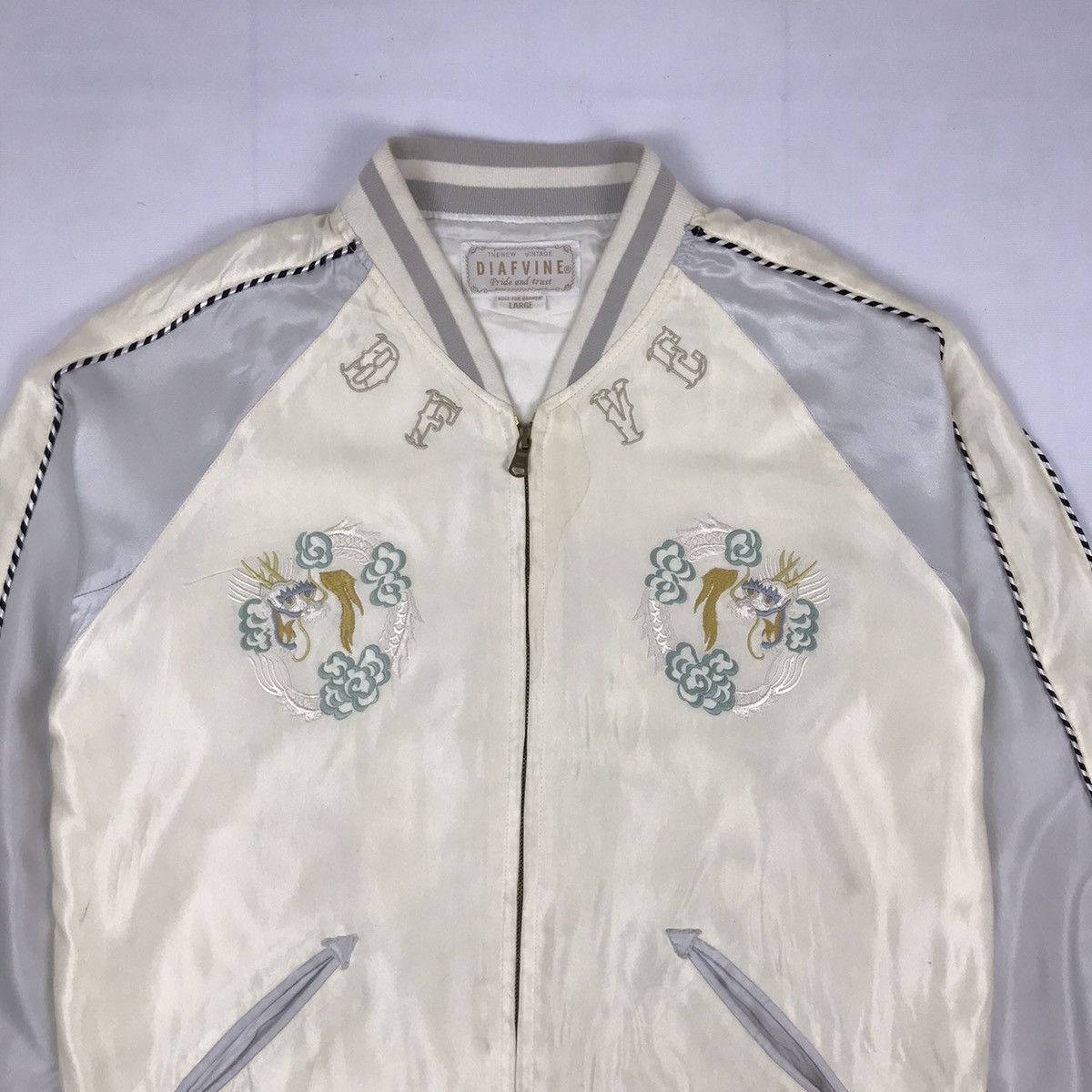 Japanese Brand × Vintage Vintage Japanese Souvenir Sukajan Rayon Jacket Size US L / EU 52-54 / 3 - 5 Thumbnail