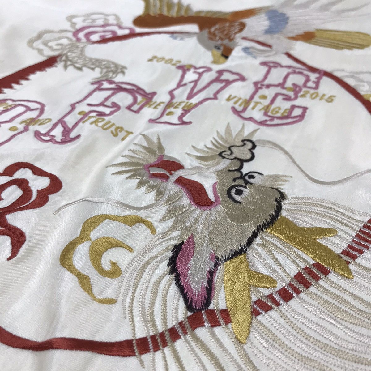 Japanese Brand × Vintage Vintage Japanese Souvenir Sukajan Rayon Jacket Size US L / EU 52-54 / 3 - 3 Thumbnail