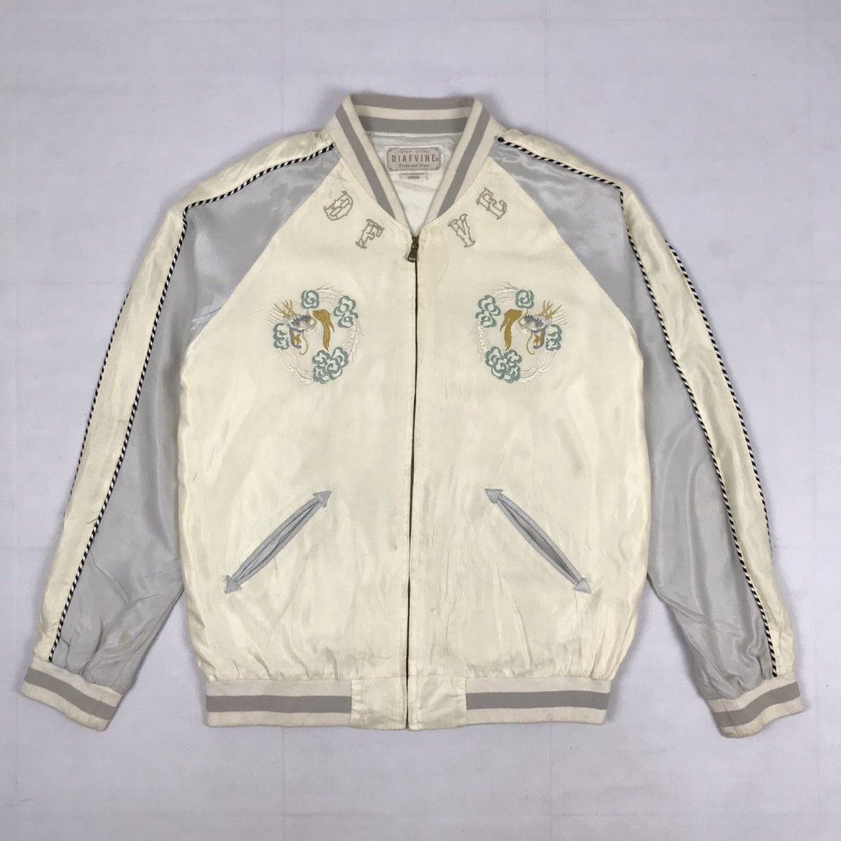 Japanese Brand × Vintage Vintage Japanese Souvenir Sukajan Rayon Jacket Size US L / EU 52-54 / 3 - 4 Thumbnail