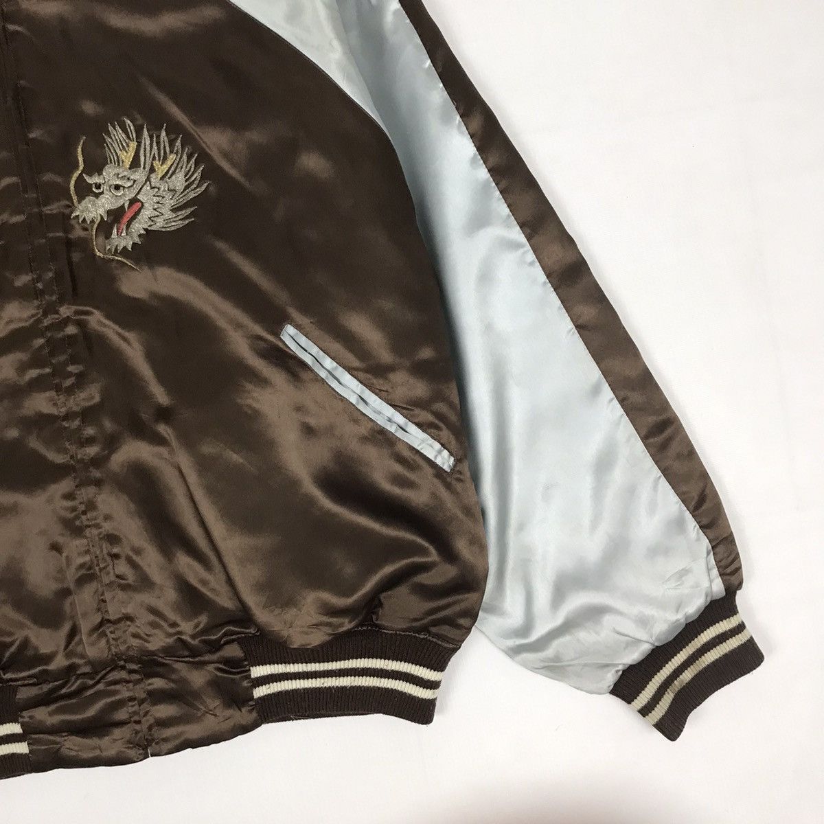 Japanese Brand × Vintage Vintage Japanese Souvenir Sukajan Jacket Size US L / EU 52-54 / 3 - 5 Thumbnail