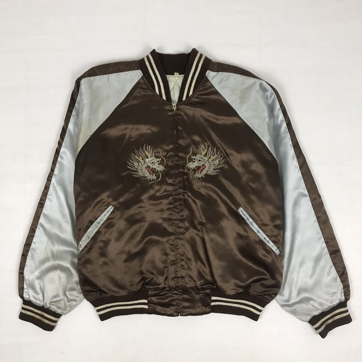Japanese Brand × Vintage Vintage Japanese Souvenir Sukajan Jacket Size US L / EU 52-54 / 3 - 3 Thumbnail