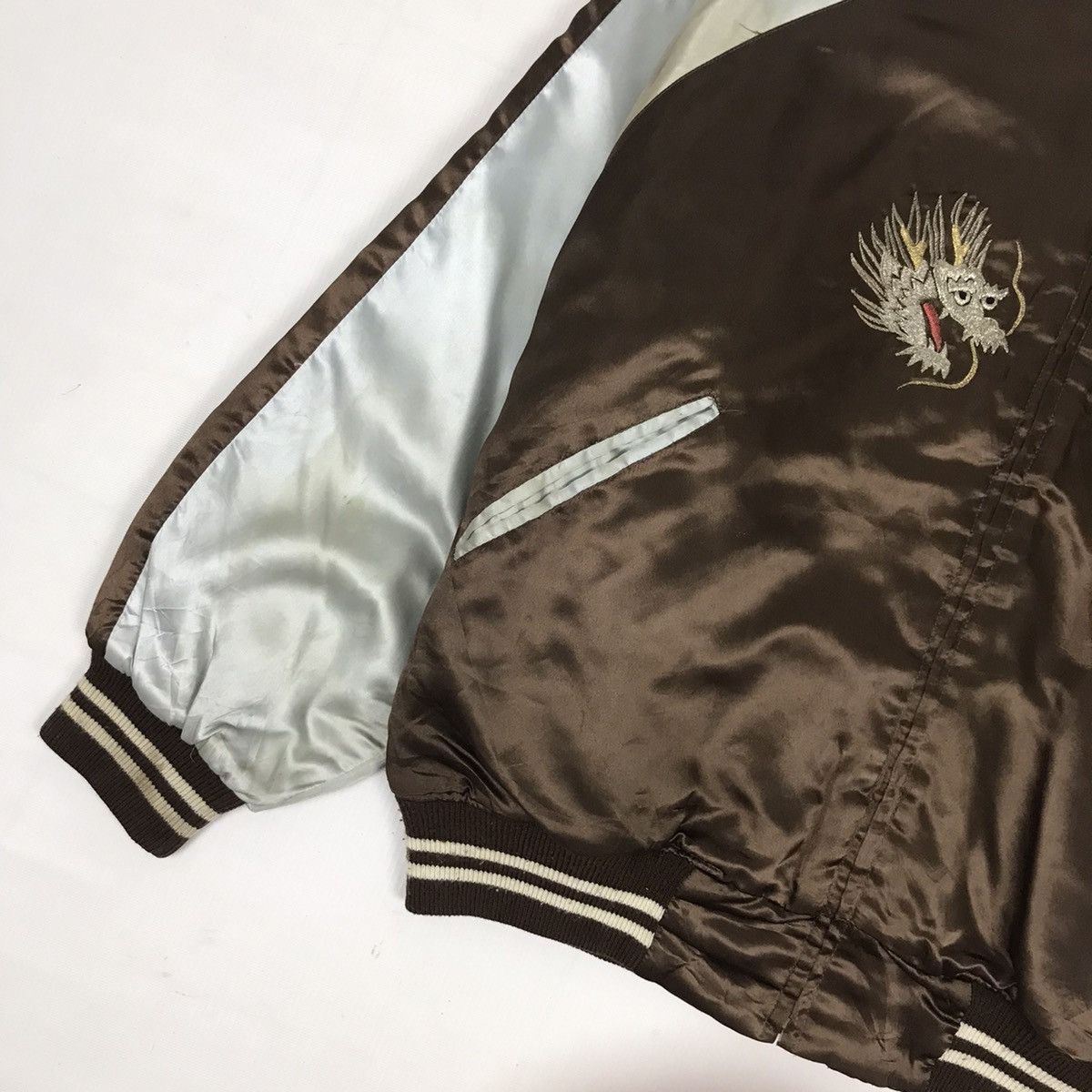 Japanese Brand × Vintage Vintage Japanese Souvenir Sukajan Jacket Size US L / EU 52-54 / 3 - 4 Thumbnail