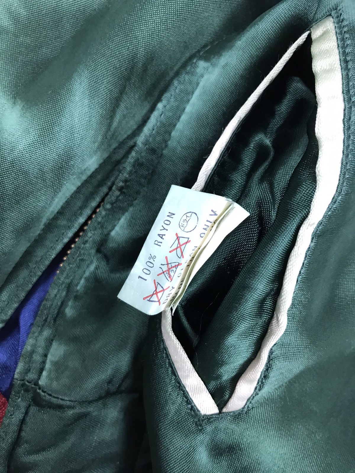 Japanese Brand Vintage Japanese Souvenir Sukajan Rayon Reversible Jacket Size US L / EU 52-54 / 3 - 12 Thumbnail