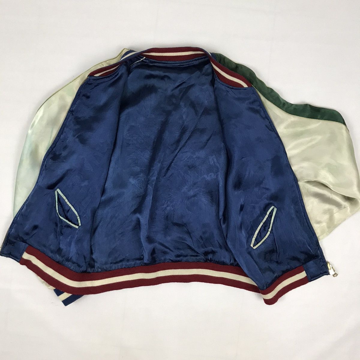 Japanese Brand Vintage Japanese Souvenir Sukajan Rayon Reversible Jacket Size US L / EU 52-54 / 3 - 9 Thumbnail