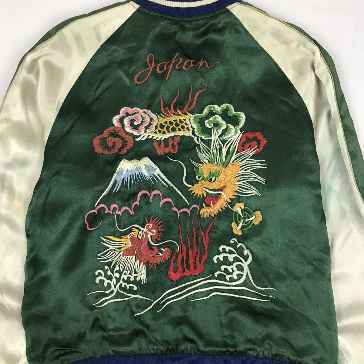 Japanese Brand Vintage Japanese Souvenir Sukajan Rayon Reversible Jacket Size US L / EU 52-54 / 3 - 2 Thumbnail