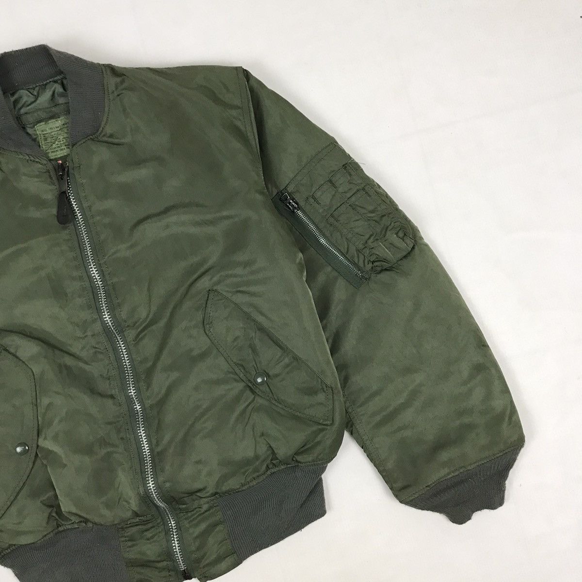 Alpha Industries × Vintage Vintage Alpha Indusries Bomber Jacket Size US S / EU 44-46 / 1 - 3 Thumbnail