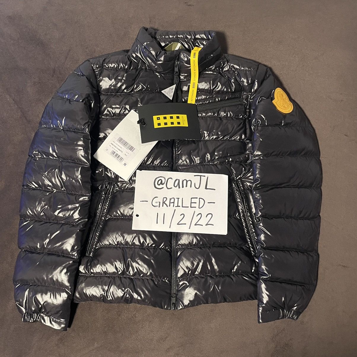image of 2 Moncler 1952 Amalthea Jacket (2021) in Black, Men's (Size Medium)