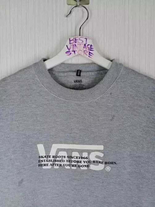 Shorty's Skateboards × Vans × Vintage Rare Vintage Vans Big Logo Crewneck Sweatshirt Size US M / EU 48-50 / 2 - 3 Thumbnail