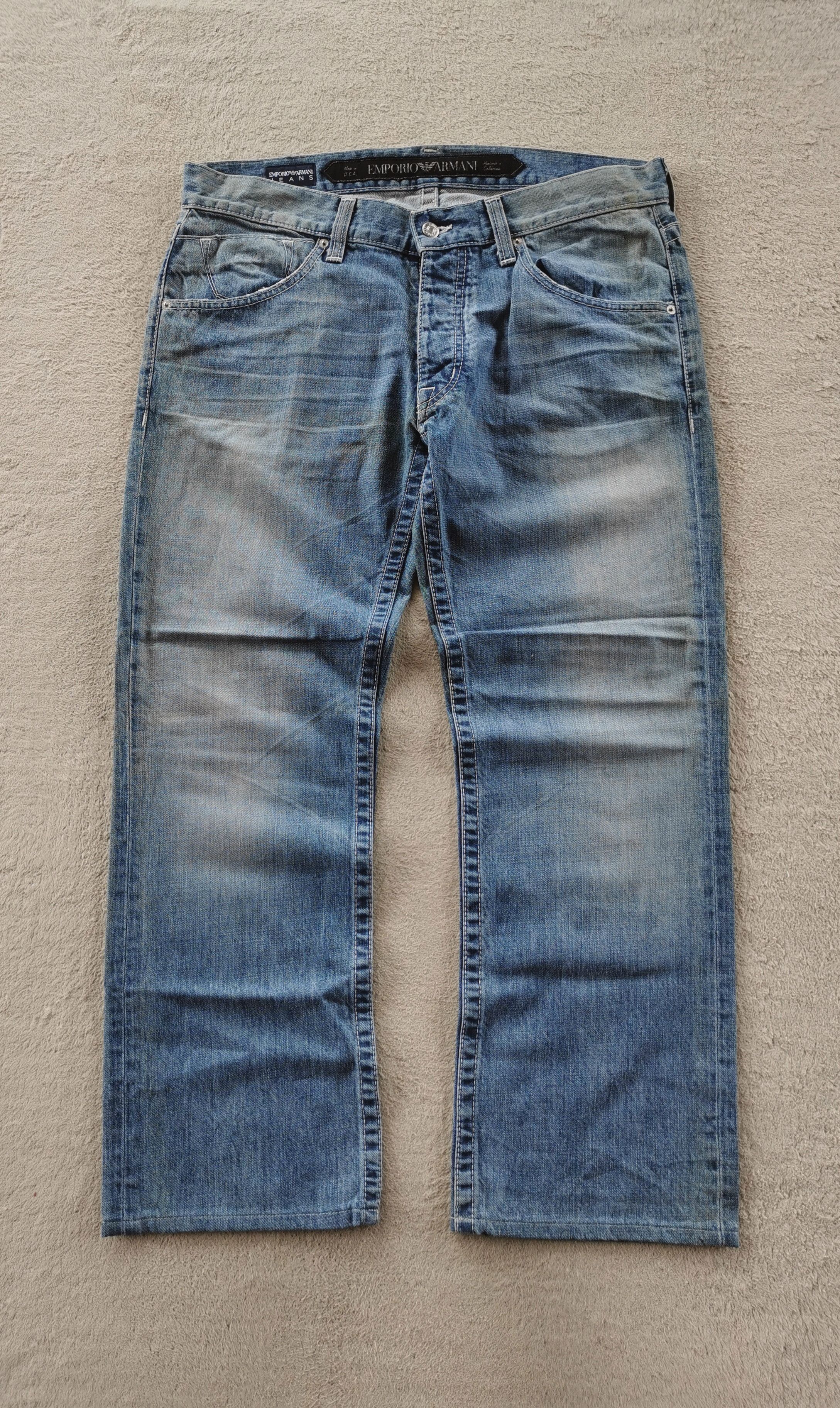 Emporio Armani Emporio Armani Regular Straight Jeans Size US 36 / EU 52 - 1 Thumbnail