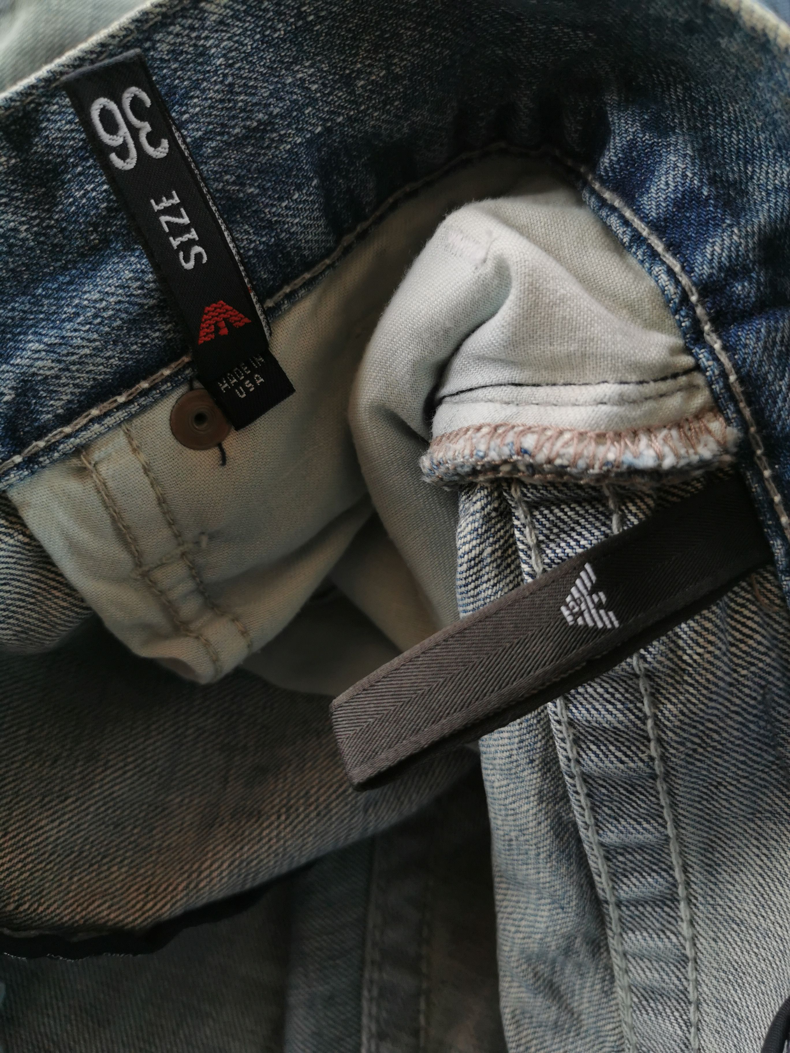 Emporio Armani Emporio Armani Regular Straight Jeans Size US 36 / EU 52 - 5 Thumbnail