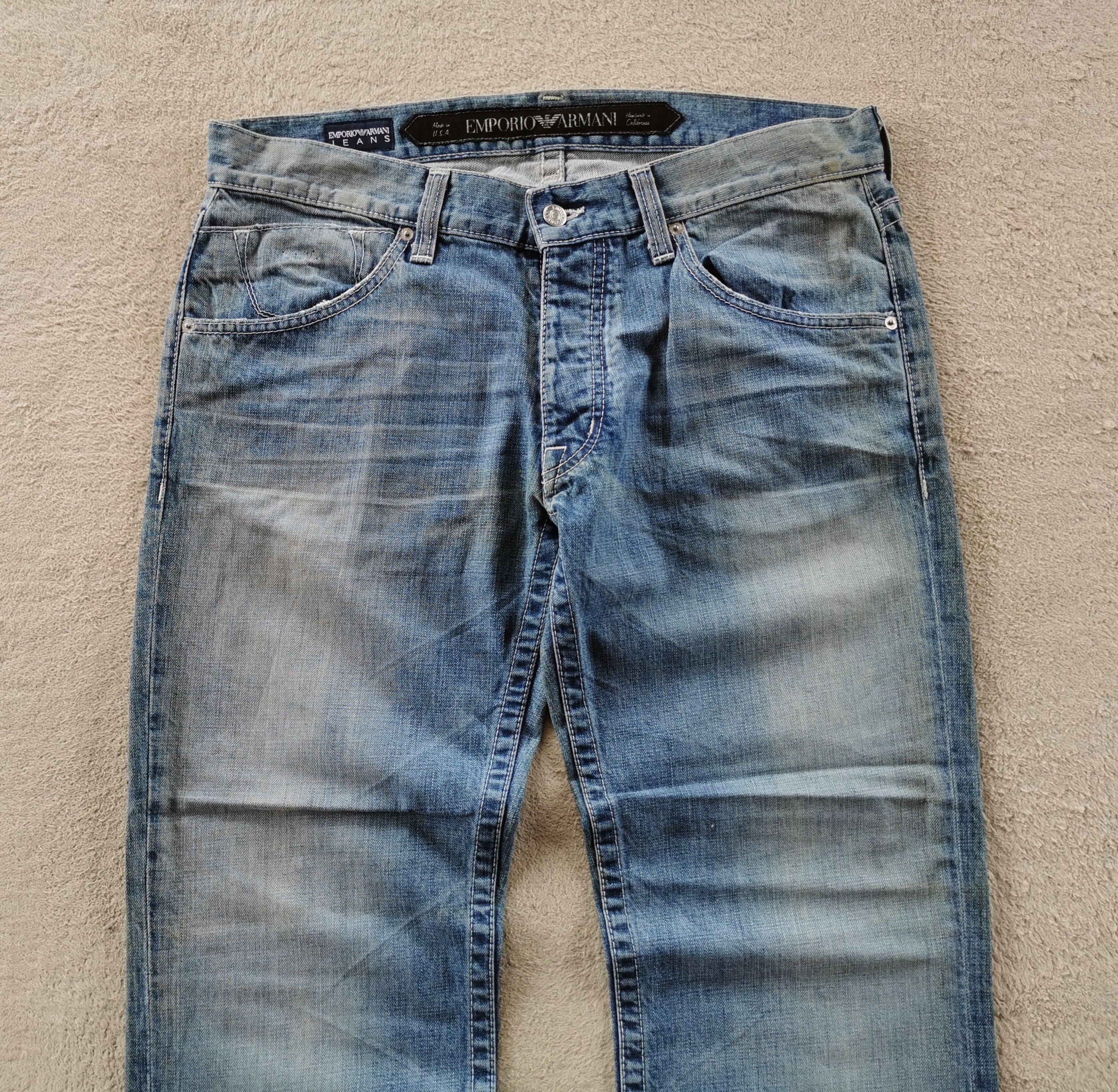Emporio Armani Emporio Armani Regular Straight Jeans Size US 36 / EU 52 - 2 Thumbnail