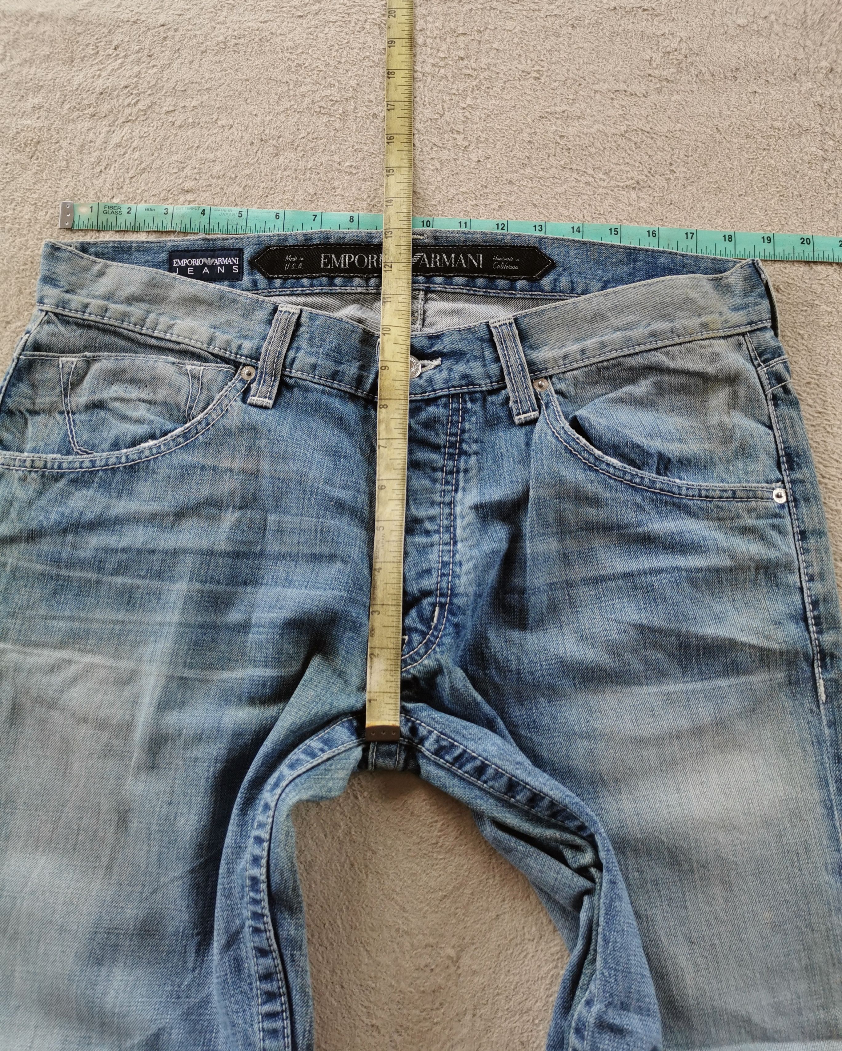 Emporio Armani Emporio Armani Regular Straight Jeans Size US 36 / EU 52 - 8 Thumbnail