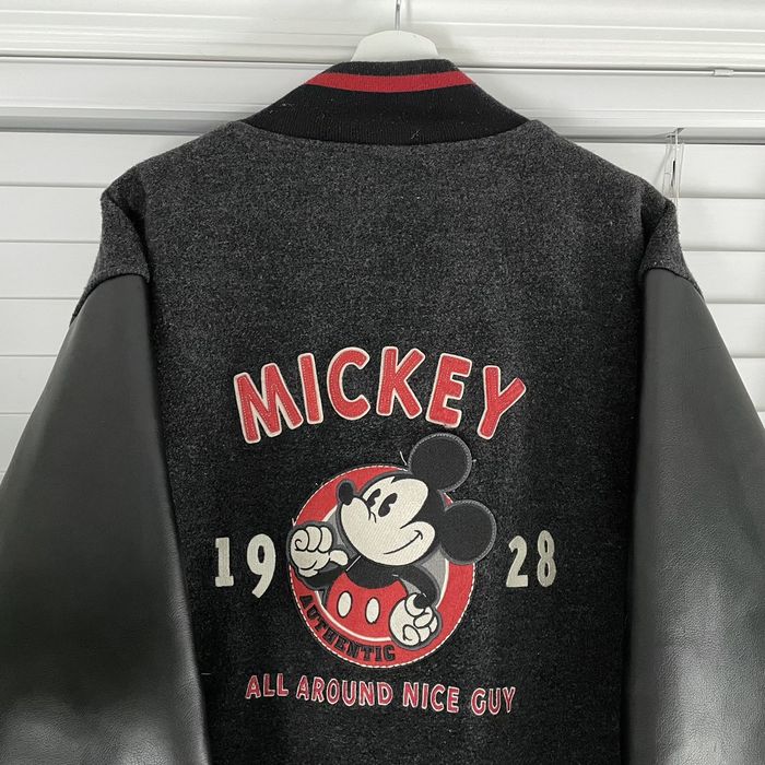 Vintage Vintage 90s Mickey Mouse Varsity Jacket | Grailed