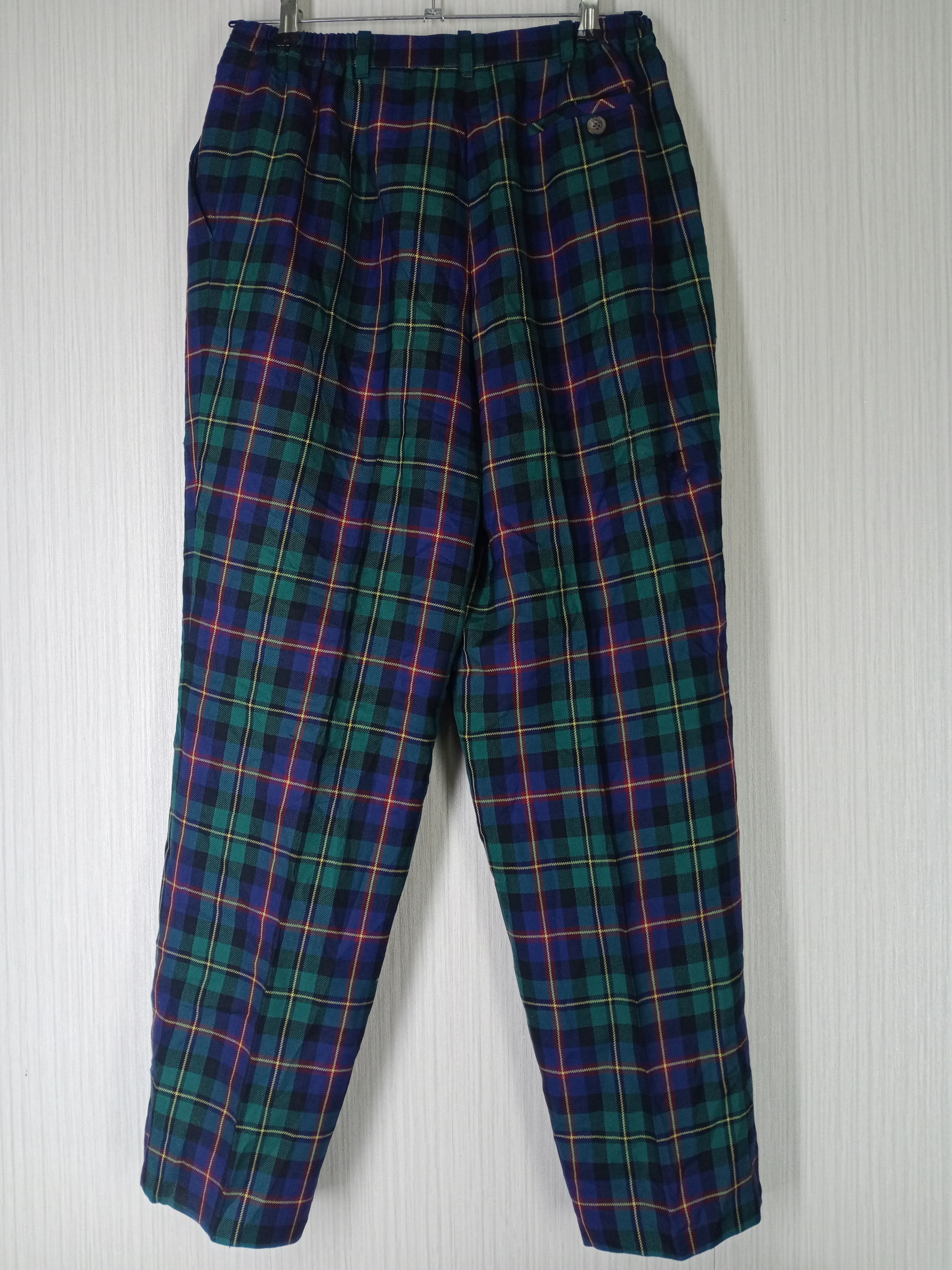 Burberry Rare Vintage Burberrys Nova Check Pants Size US 28 / EU 44 - 2 Thumbnail