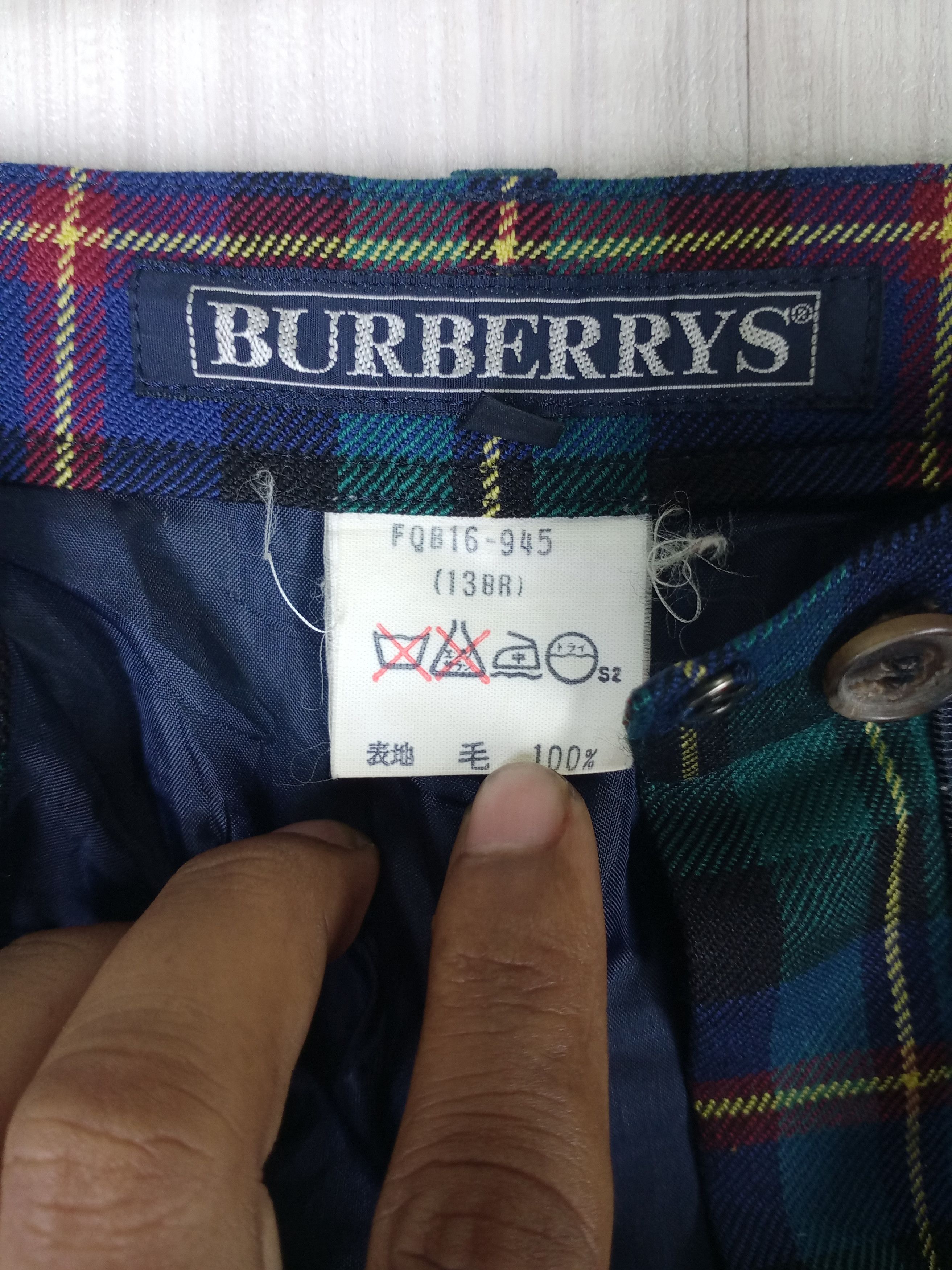 Burberry Rare Vintage Burberrys Nova Check Pants Size US 28 / EU 44 - 9 Thumbnail
