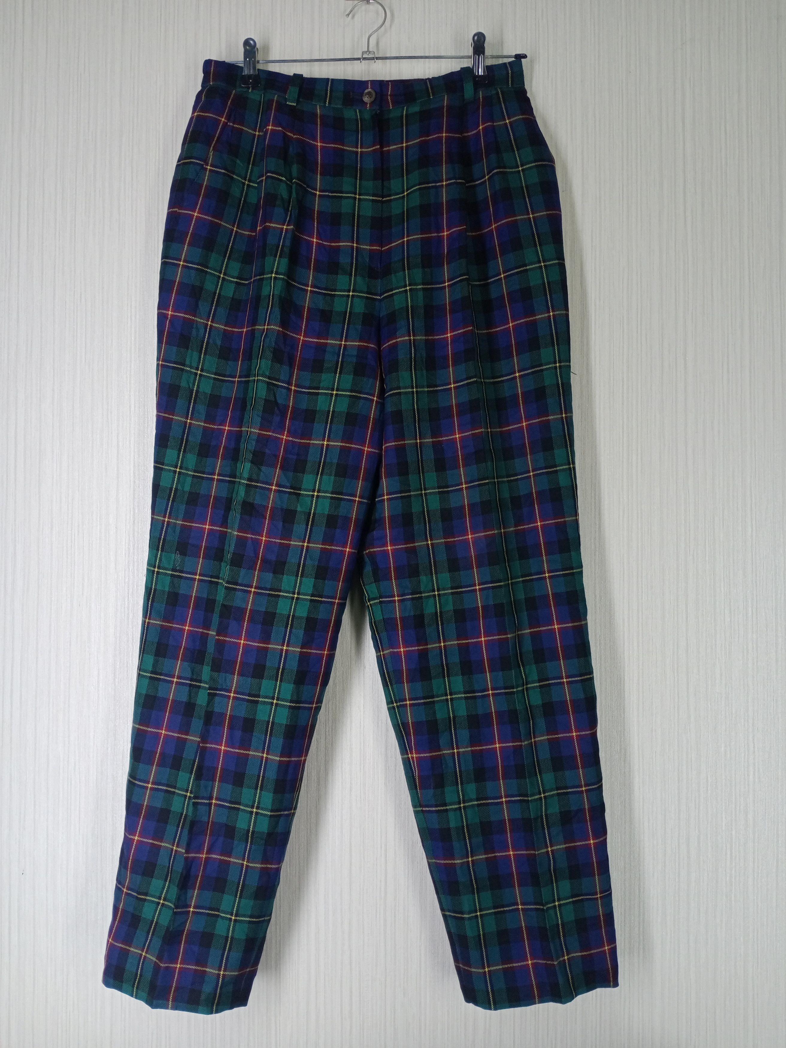 image of Vintage Burberrys Nova Check Pants in No Colour, Men's (Size 28)