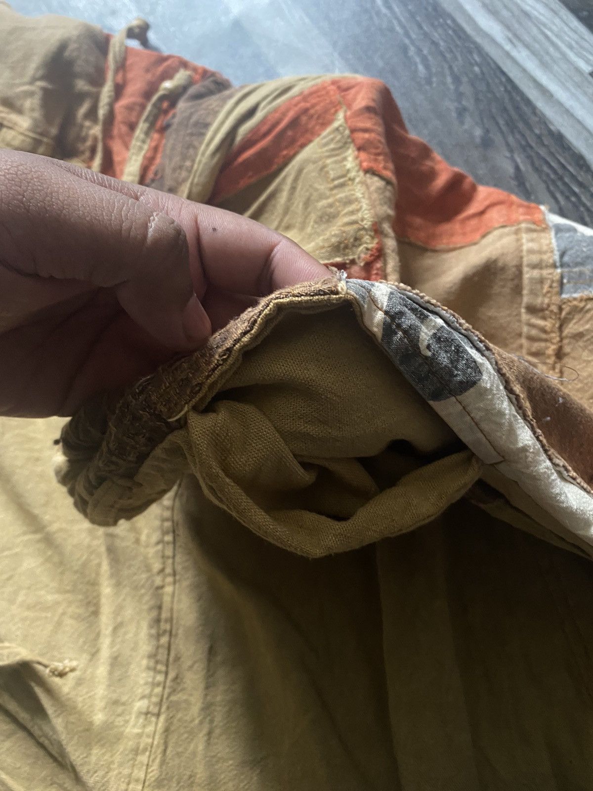 Japanese Brand × Vintage Vintage Japanese Brands harem pants pacthwork Size US 29 - 7 Thumbnail