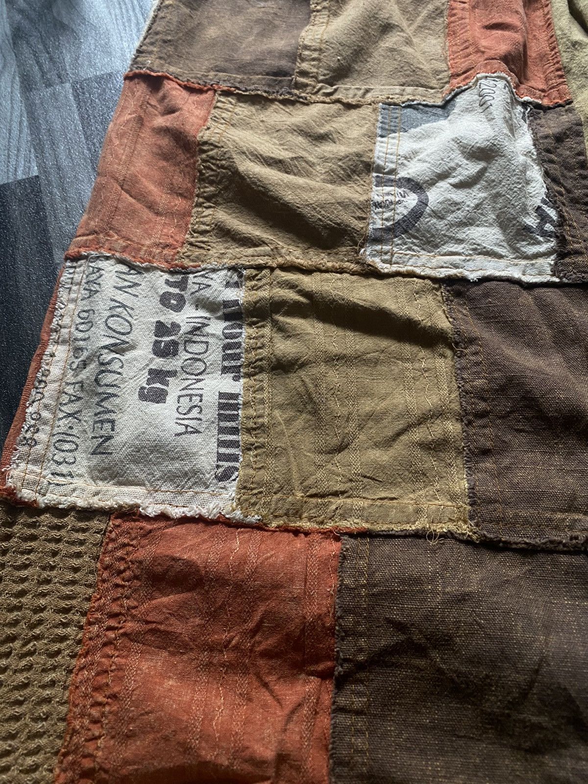 Japanese Brand × Vintage Vintage Japanese Brands harem pants pacthwork Size US 29 - 3 Thumbnail