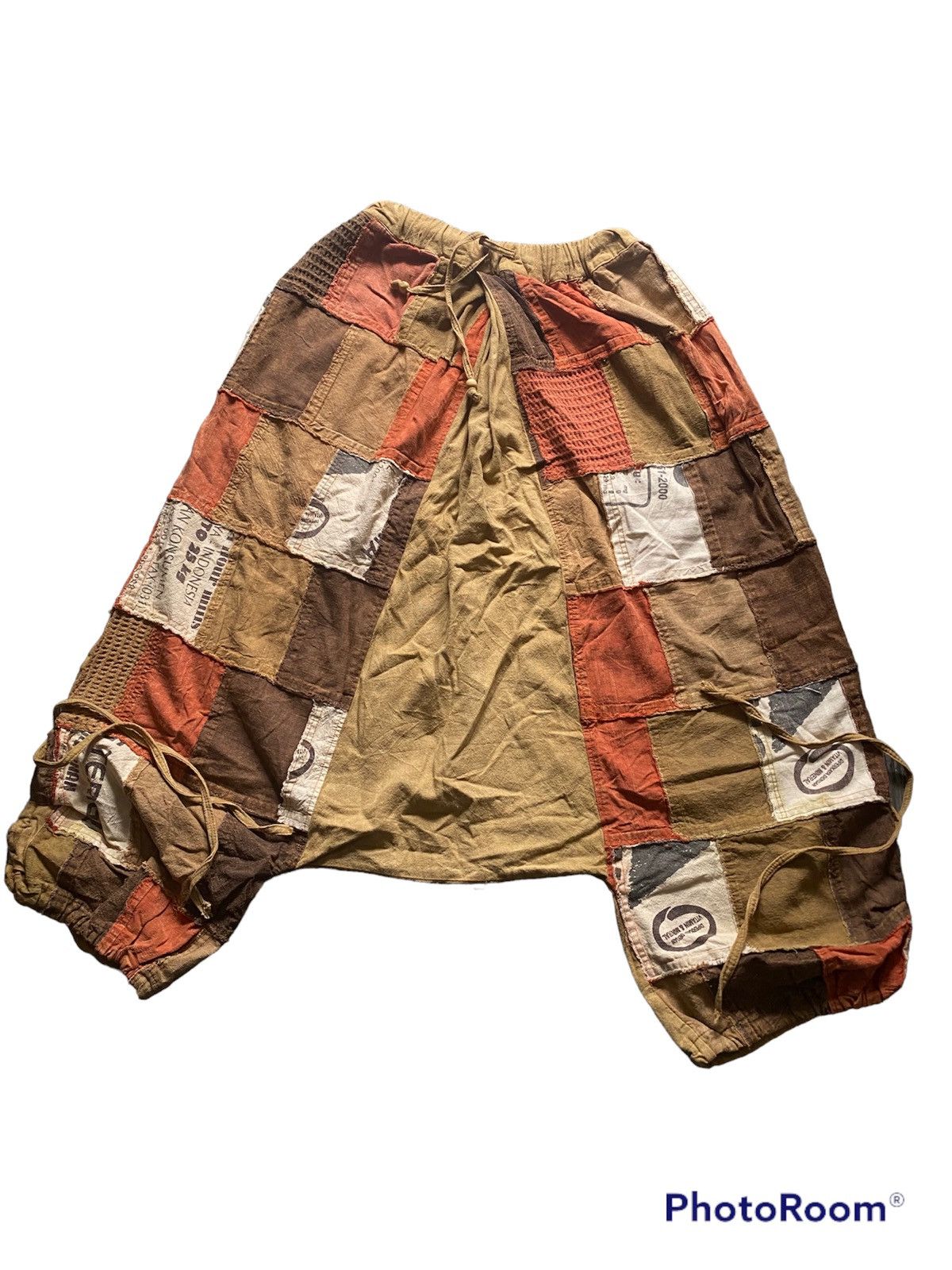 Japanese Brand × Vintage Vintage Japanese Brands harem pants pacthwork Size US 29 - 1 Thumbnail