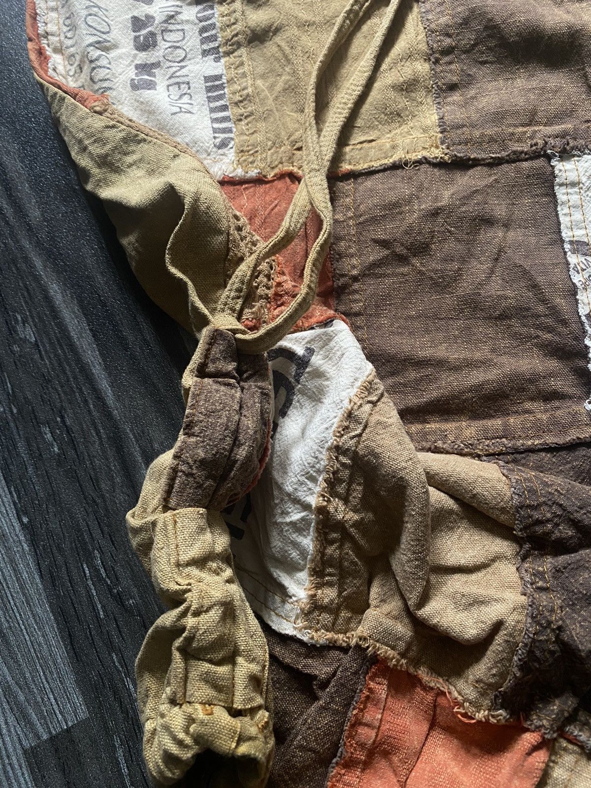 Japanese Brand × Vintage Vintage Japanese Brands harem pants pacthwork Size US 29 - 4 Thumbnail