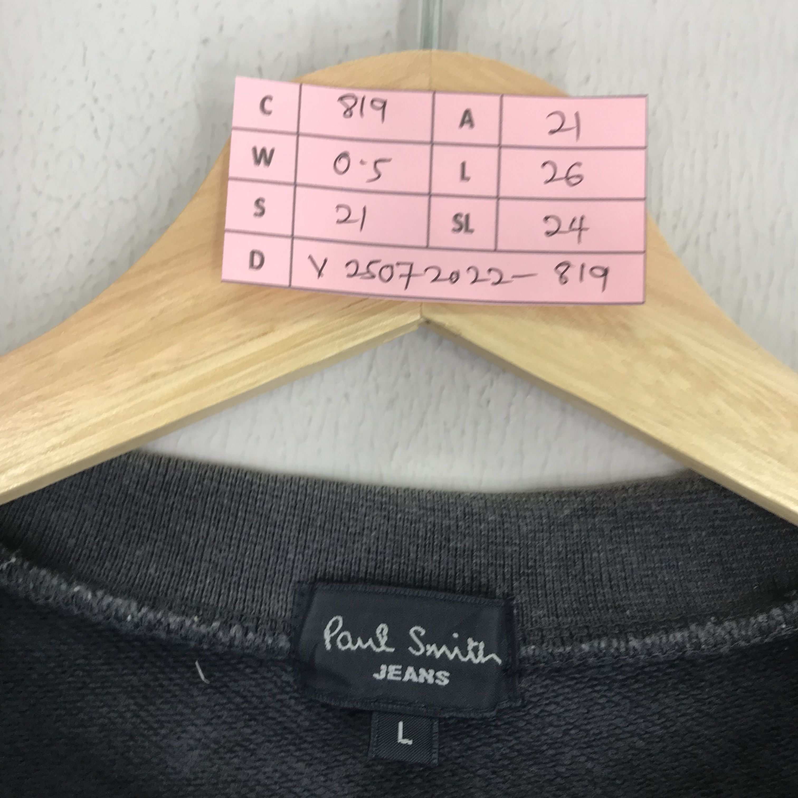 Japanese Brand Vintage Paul Smith Jeans Sweatshirts Size US M / EU 48-50 / 2 - 8 Thumbnail