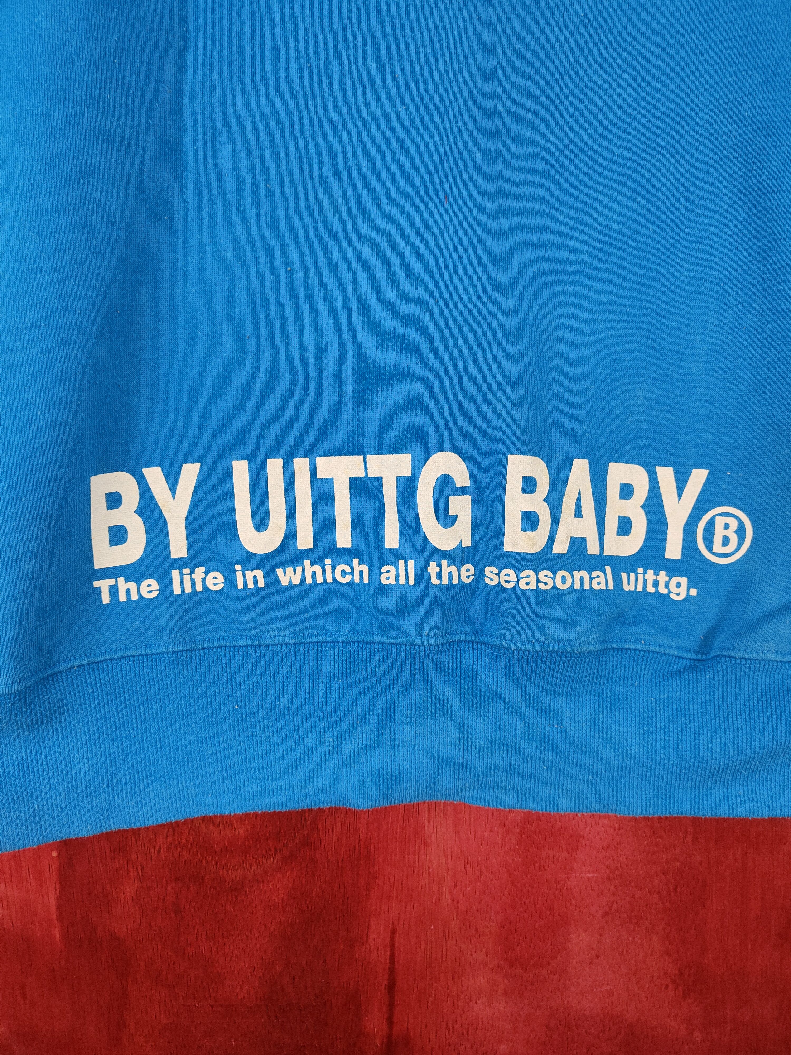 Japanese Brand × Vintage UITTG Baby® Blue Sweatshirt #5777 Size US M / EU 48-50 / 2 - 9 Thumbnail