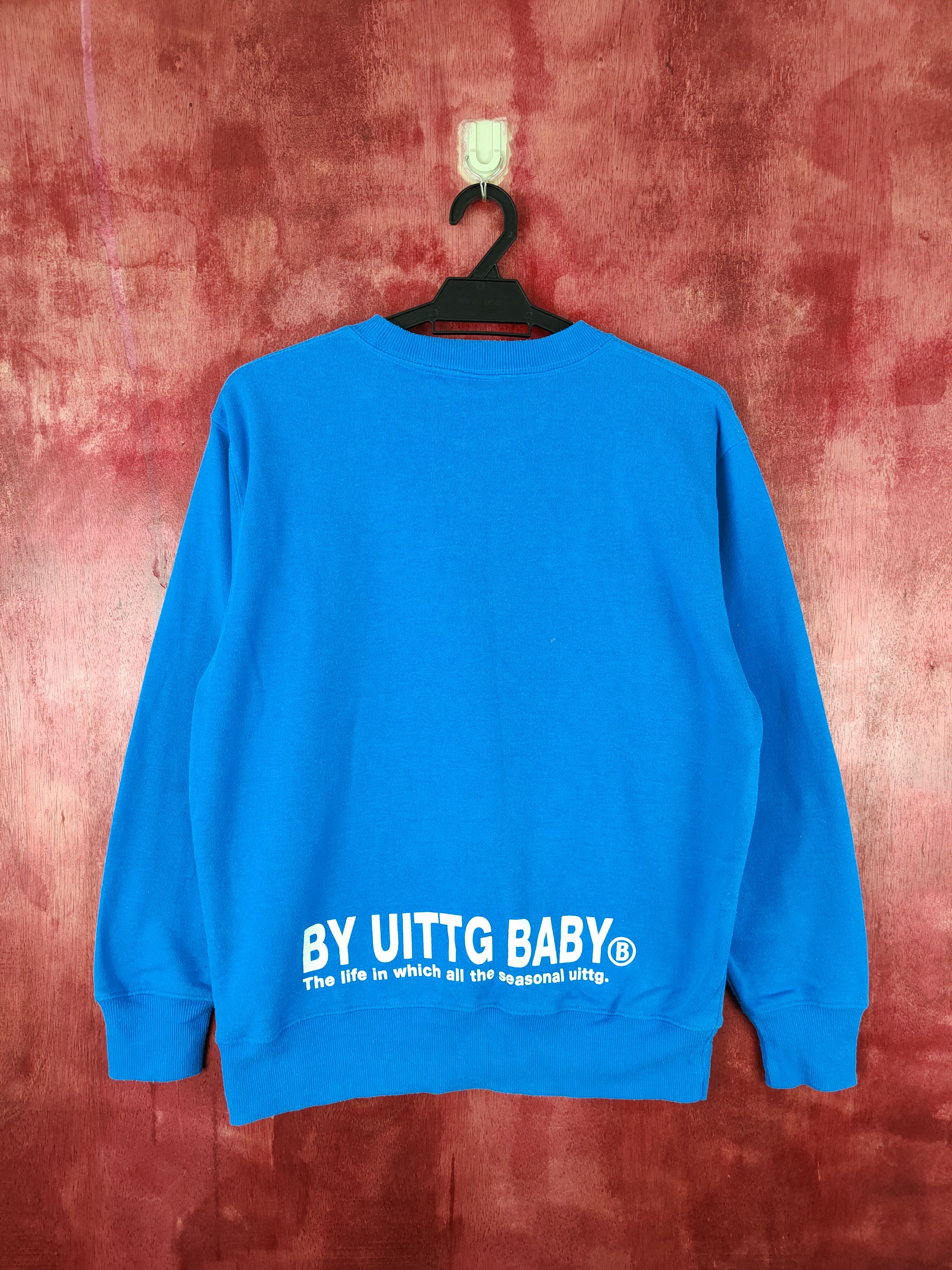 Japanese Brand × Vintage UITTG Baby® Blue Sweatshirt #5777 Size US M / EU 48-50 / 2 - 8 Thumbnail