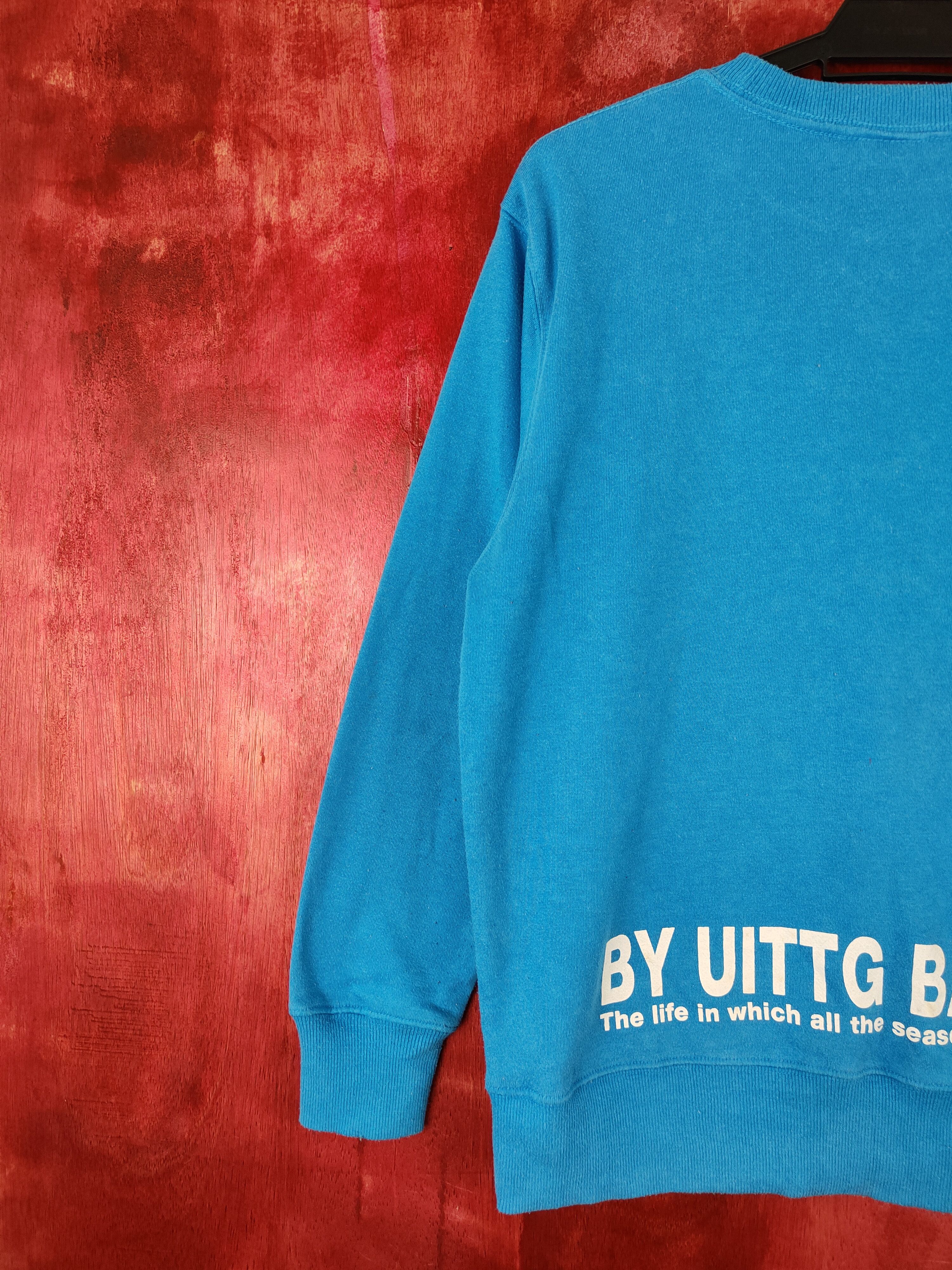 Japanese Brand × Vintage UITTG Baby® Blue Sweatshirt #5777 Size US M / EU 48-50 / 2 - 10 Thumbnail
