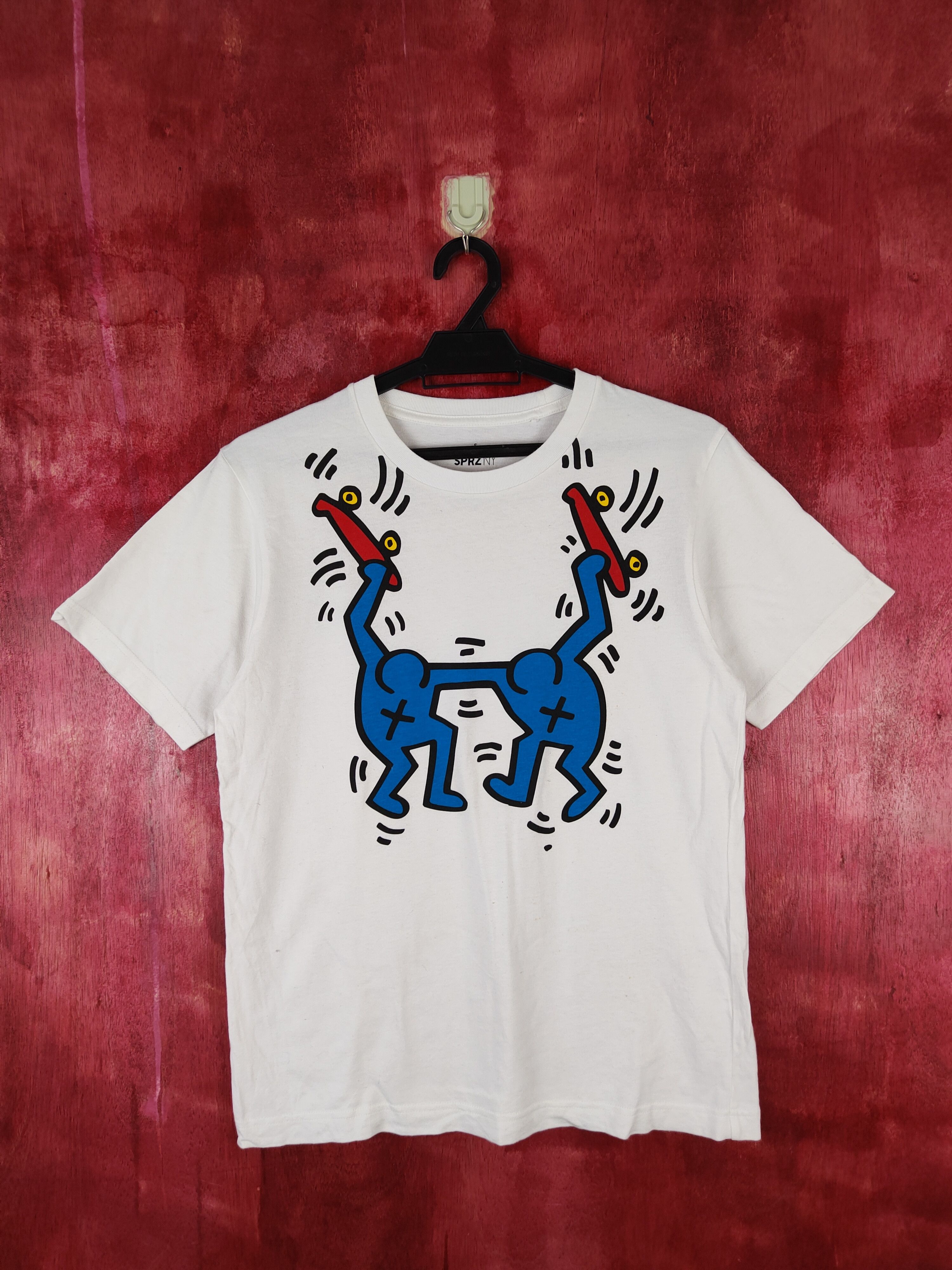 Japanese Brand Uniqlo X Keith Haring White Short Sleeve T-shirt #5782 Size US S / EU 44-46 / 1 - 1 Thumbnail