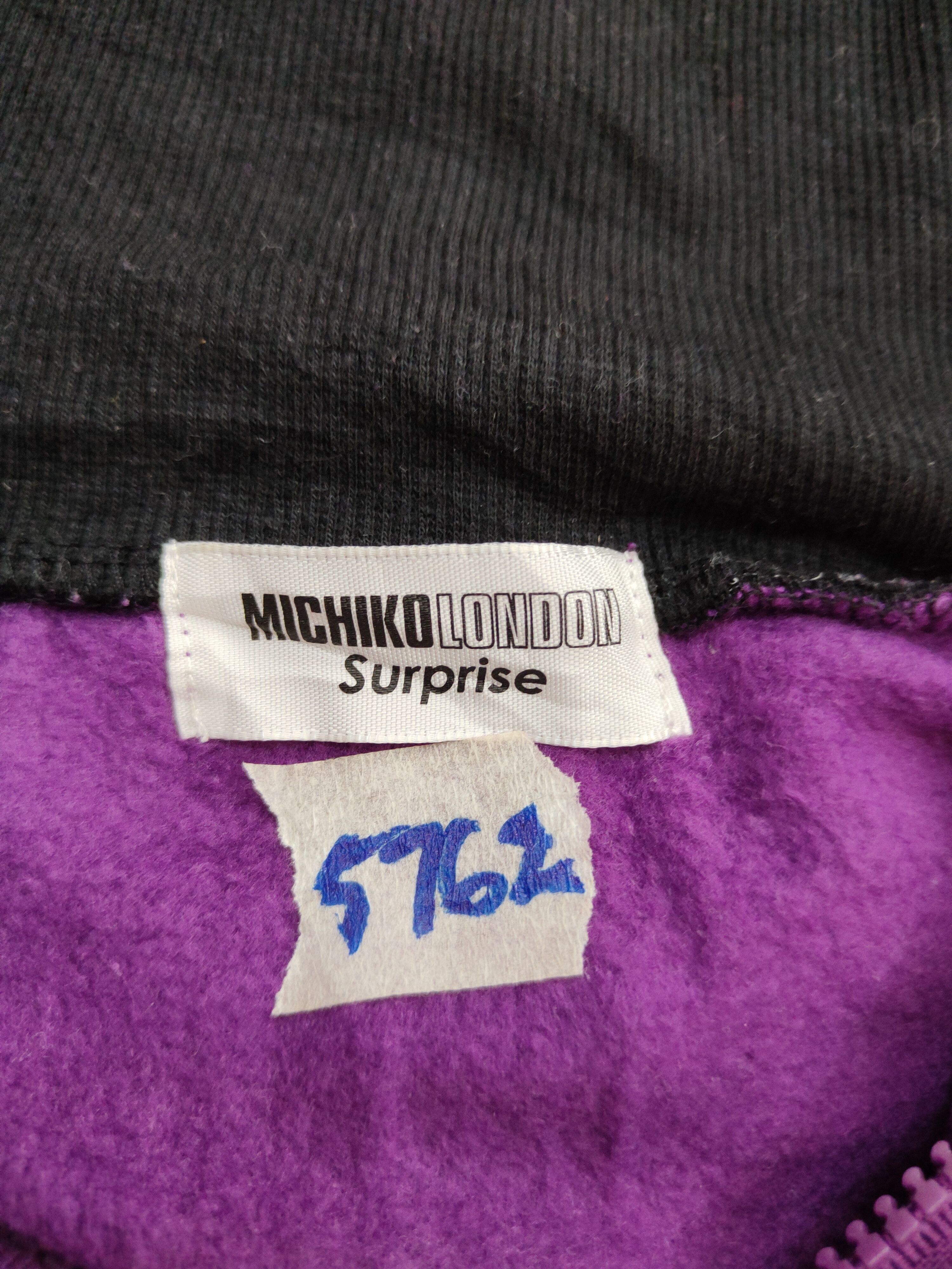 Michiko Koshino London × Vintage DL Michiko London Surprise vintage Purple Sweatshirt #5761 Size US M / EU 48-50 / 2 - 11 Thumbnail