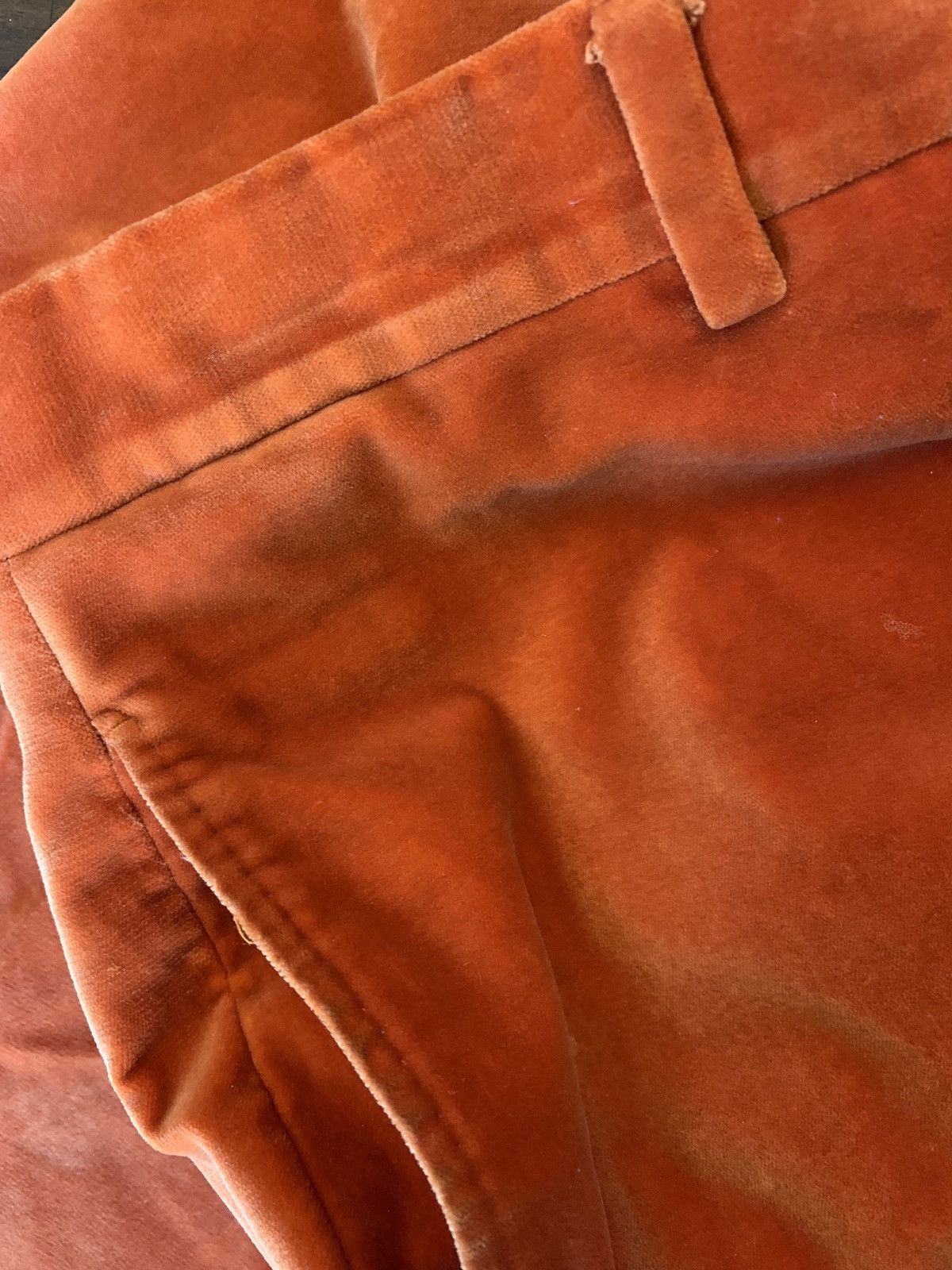 Hermes Orange Velvet 🍊🍊🍊🍊🍊🍊🍊🍊🍊🍊 Size US 30 / EU 46 - 2 Thumbnail