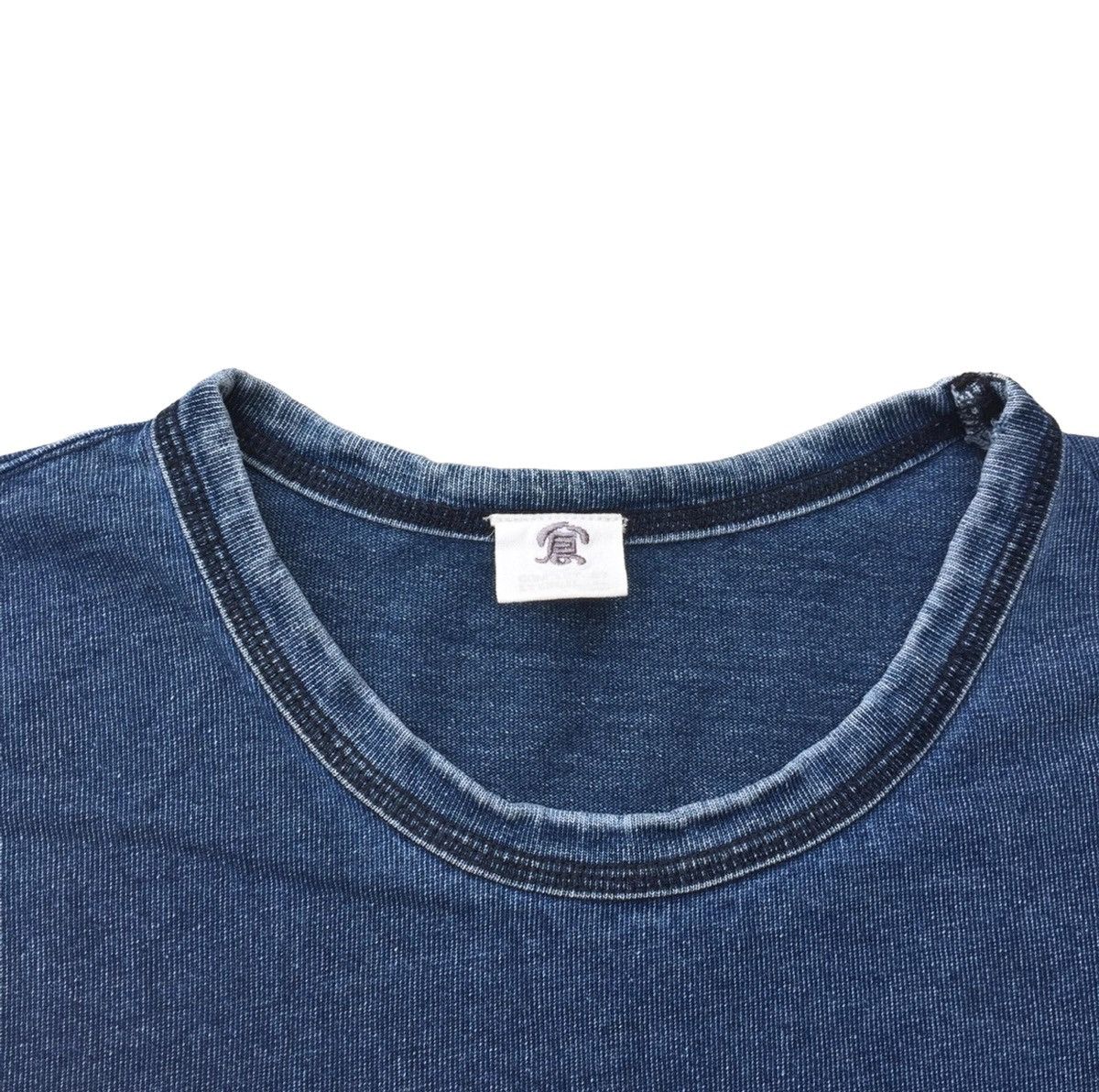Japanese Brand 🇯🇵 Vintage Nippon Indigo tee 🇯🇵 Size US M / EU 48-50 / 2 - 2 Thumbnail