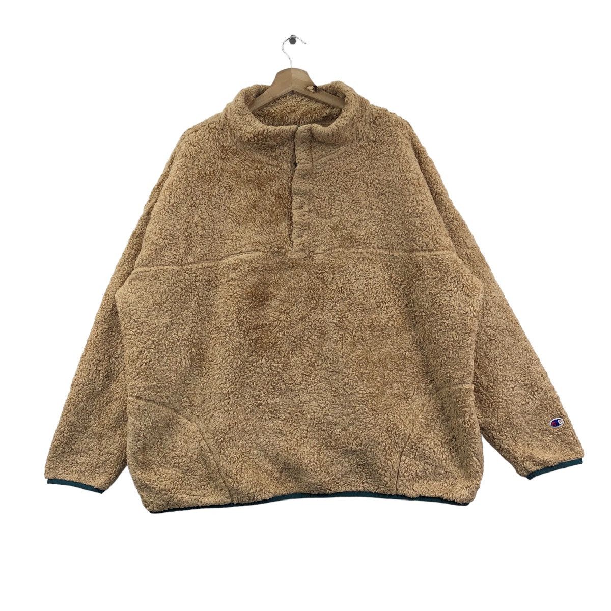 Vintage CHAMPIONS USA X HARE Japan Half Button Deep Pile
