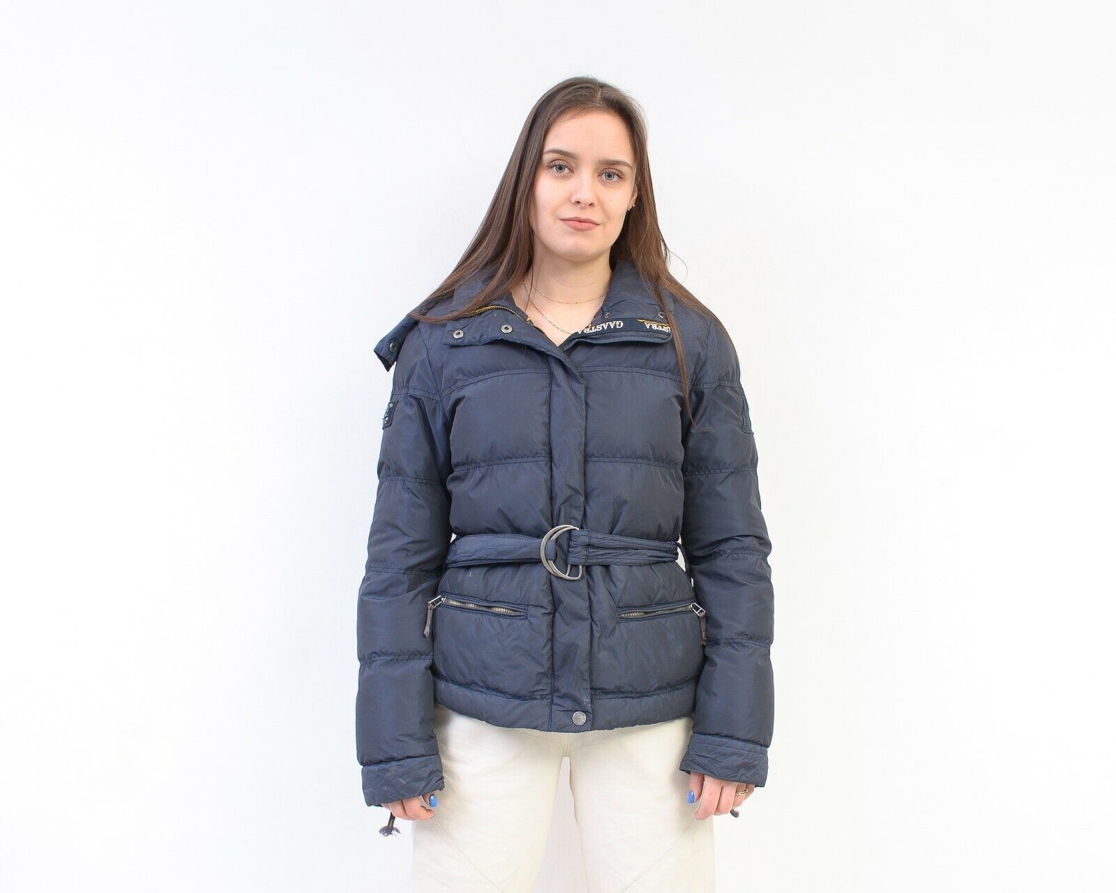 Vintage GAASTRA Puffer Jacket Parka Winter Coat Belted Hood Size M / US 6-8 / IT 42-44 - 1 Thumbnail