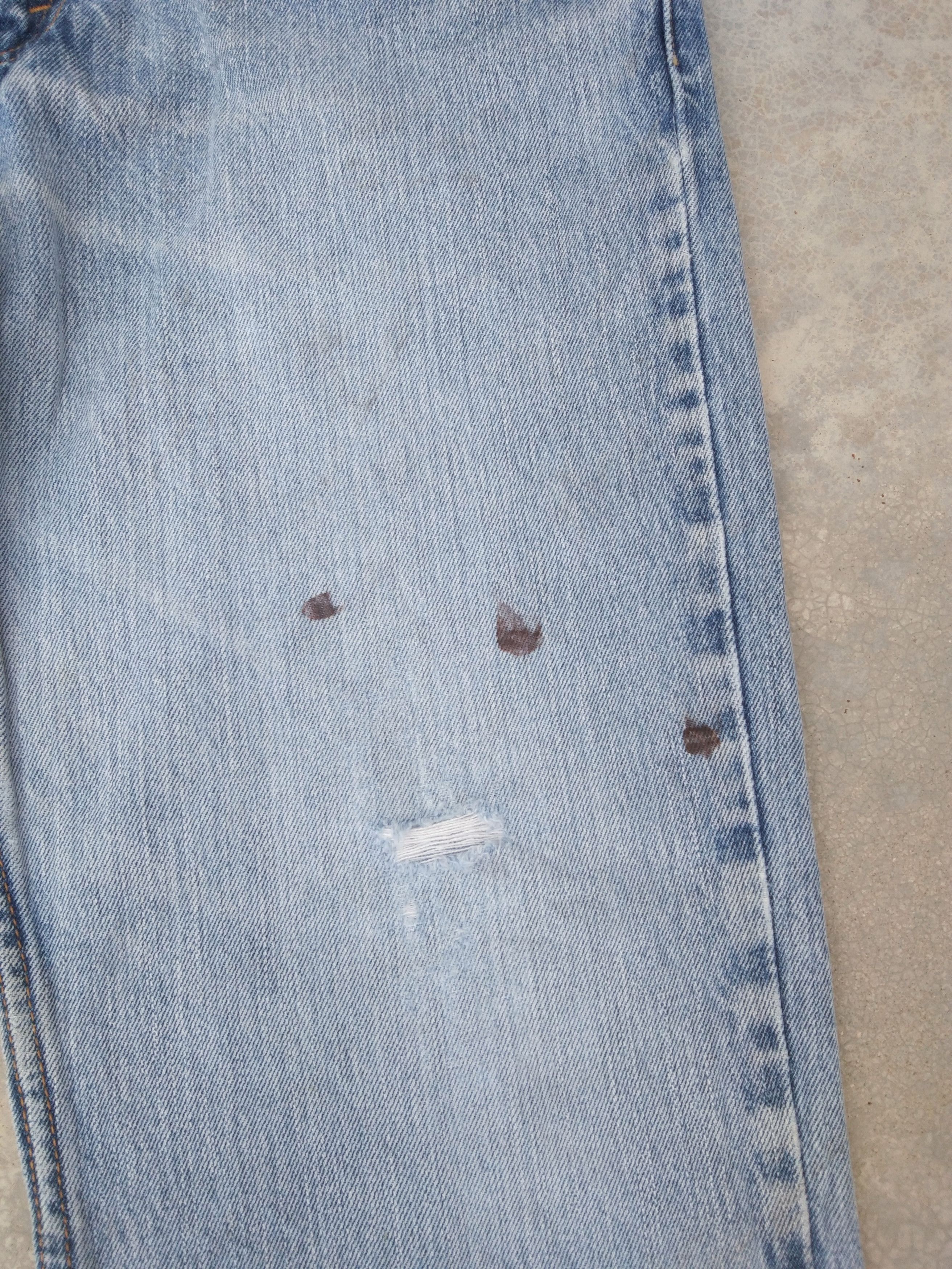 Levi's Vintage Levi's Jeans 550 Relaxed Distressed Denim 32x29 Size US 32 / EU 48 - 8 Thumbnail