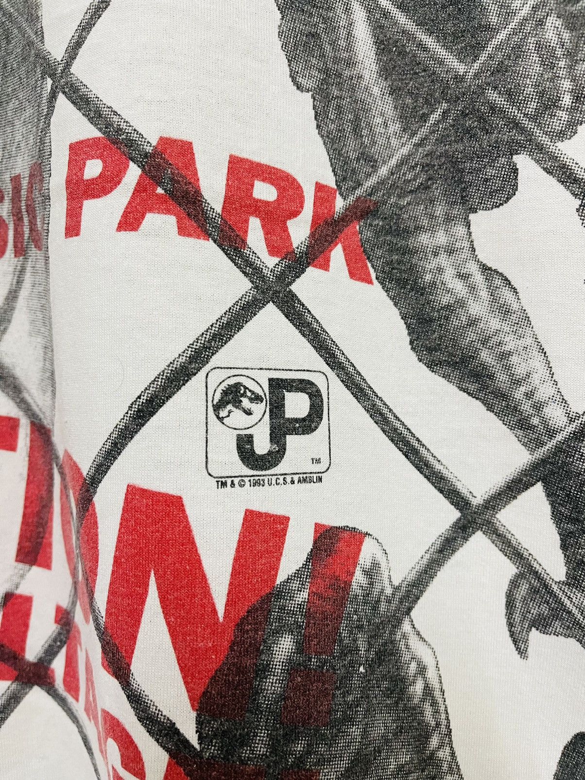 Vintage 90’s Jurassic Park 1993 OVP YOUTH XLARGE mv1