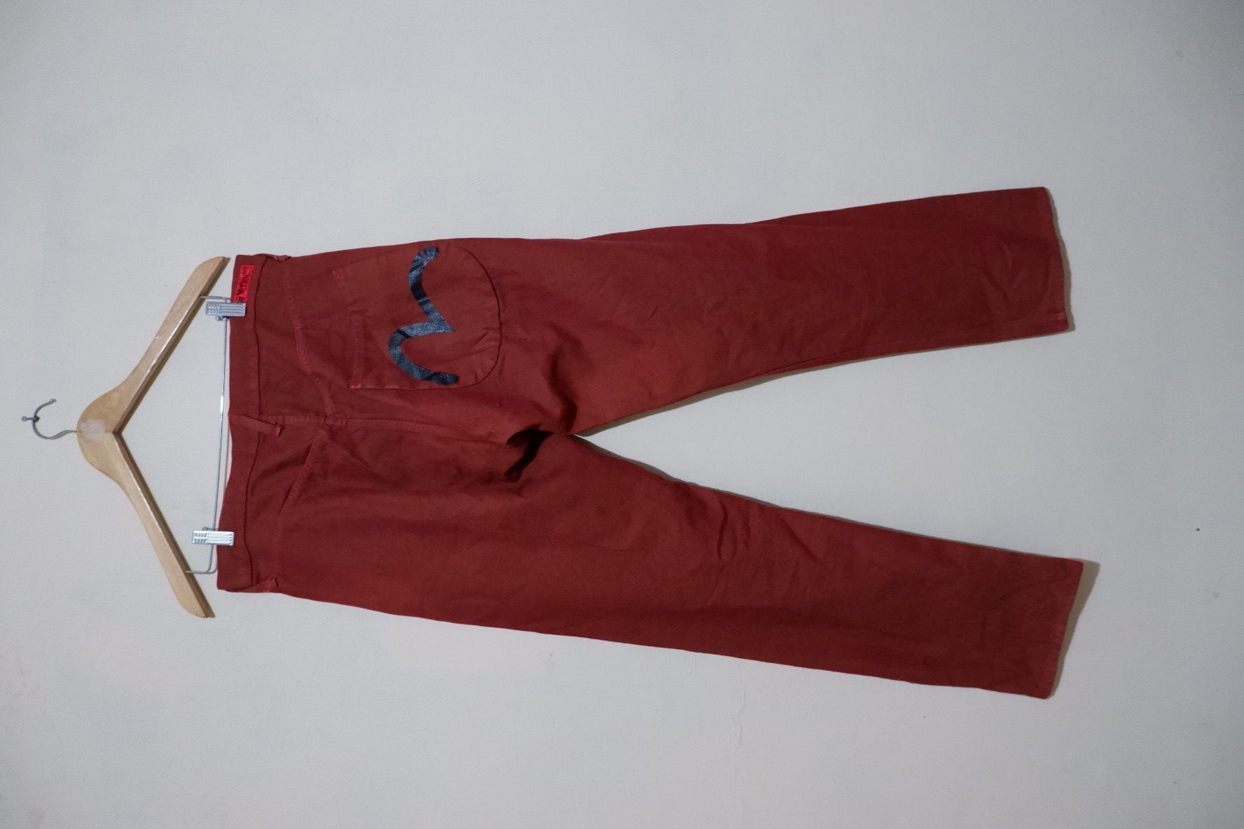 image of Vintage Evisu Yamane Red Denim, Men's (Size 34)