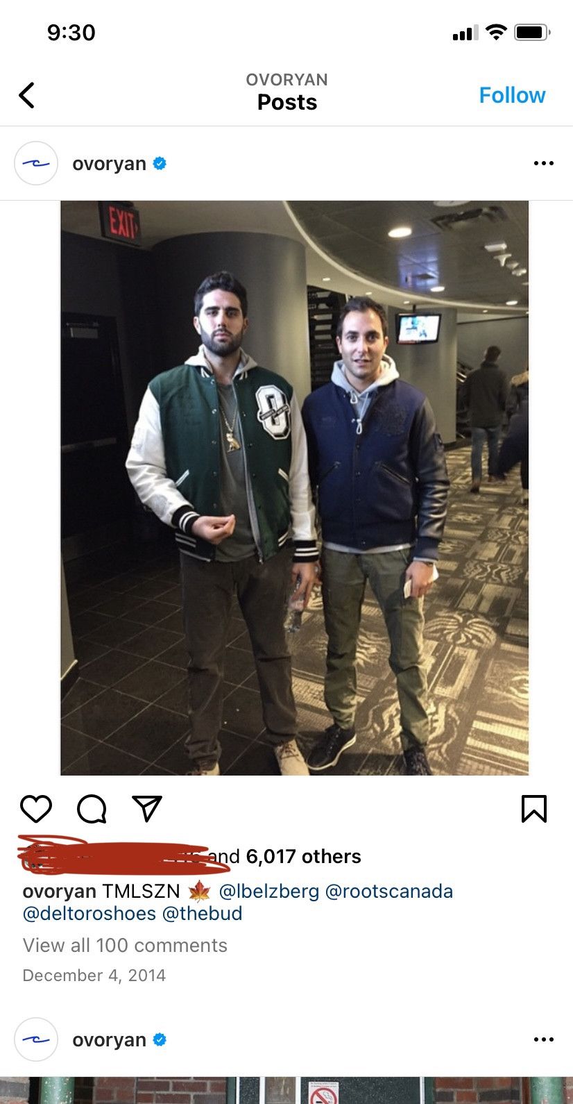Drake 💥💎F&F💎💥🦉 OVO X ROOTS VARSITY TOUR JACKET 2014 Size US XL / EU 56 / 4 - 8 Thumbnail