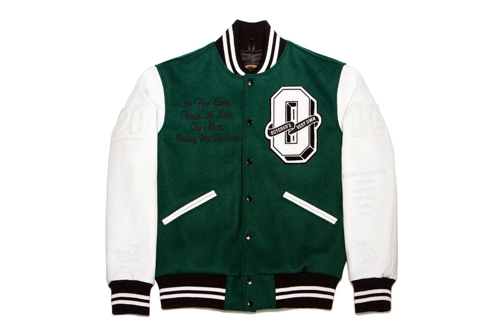 Drake 💥💎F&F💎💥🦉 OVO X ROOTS VARSITY TOUR JACKET 2014 Size US M / EU 48-50 / 2 - 18 Thumbnail