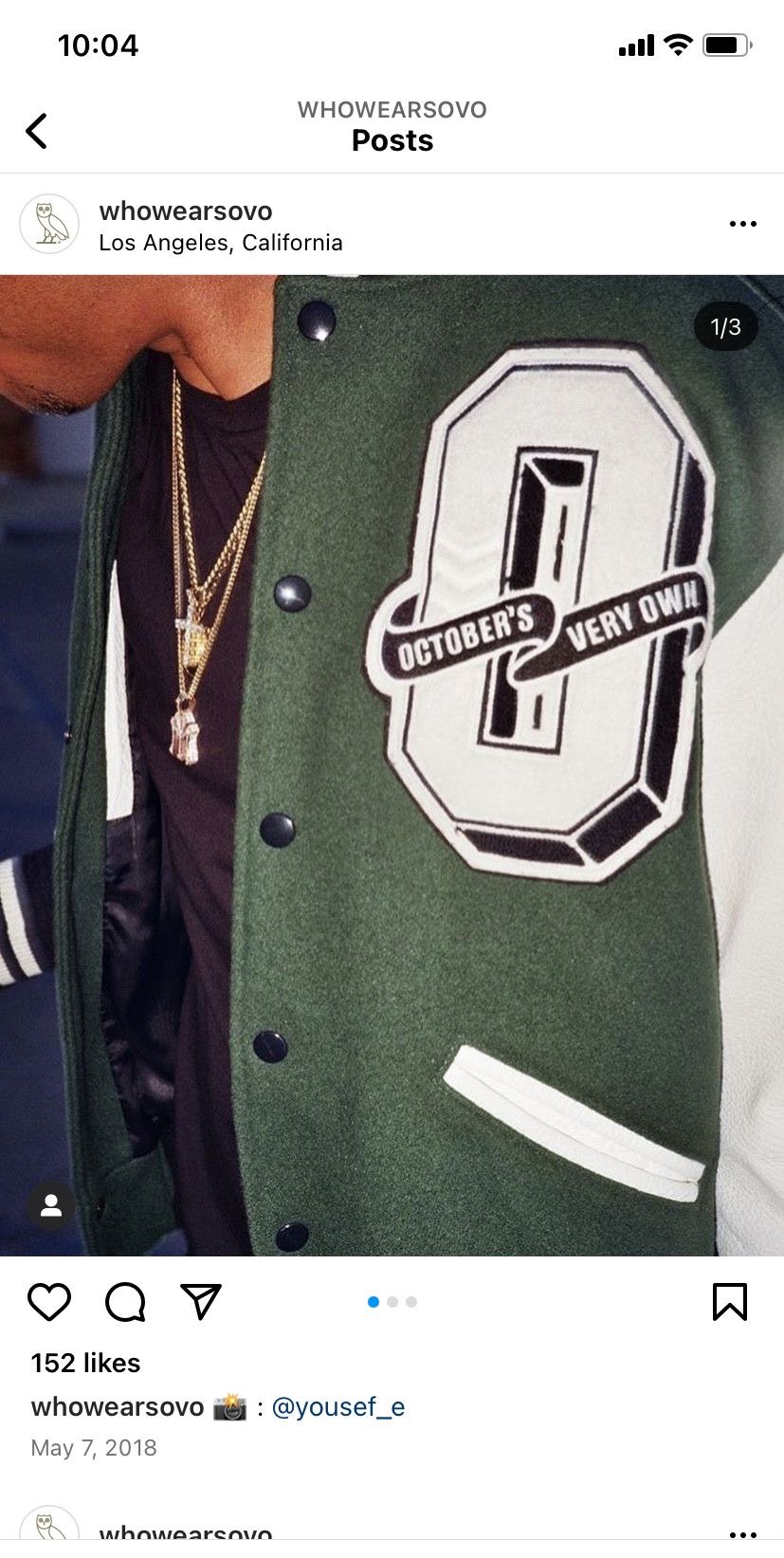 Drake 💥💎F&F💎💥🦉 OVO X ROOTS VARSITY TOUR JACKET 2014 Size US M / EU 48-50 / 2 - 14 Thumbnail