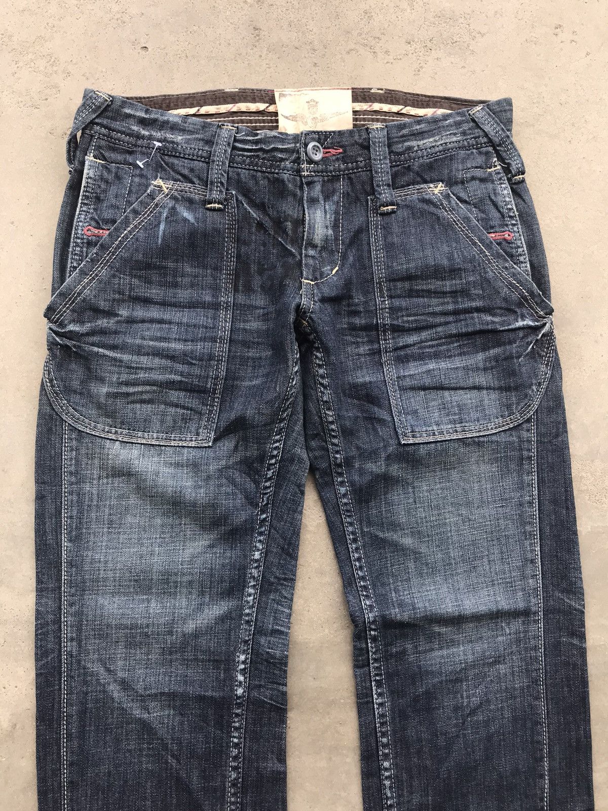 Japanese Brand × Seditionaries Antgauge Designer Street Fashion Dope Two Tone sDenim Size US 30 / EU 46 - 3 Thumbnail